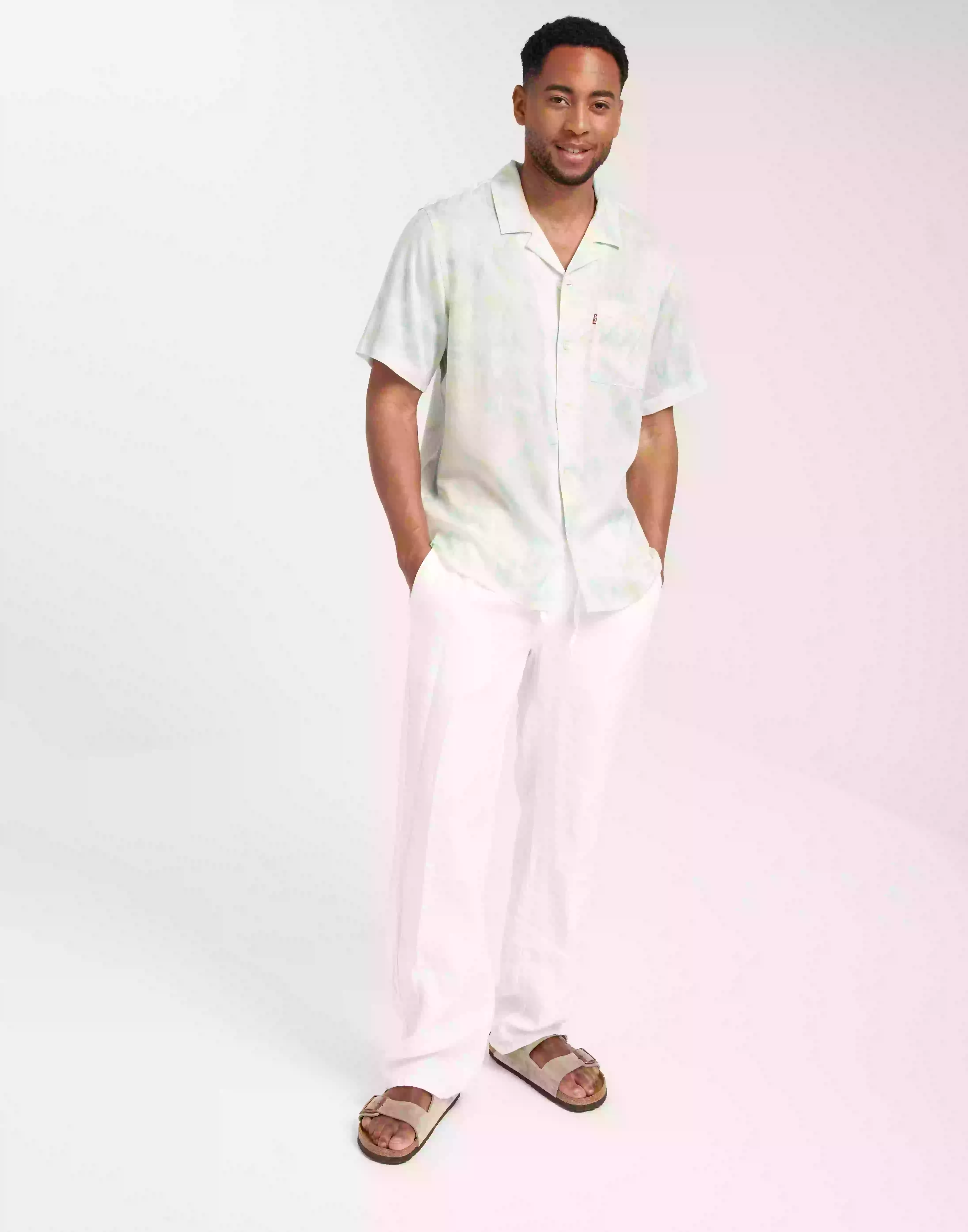 Levi's The Sunset Camp Shirt Asher Ic Kortermede skjorter Multicolor
