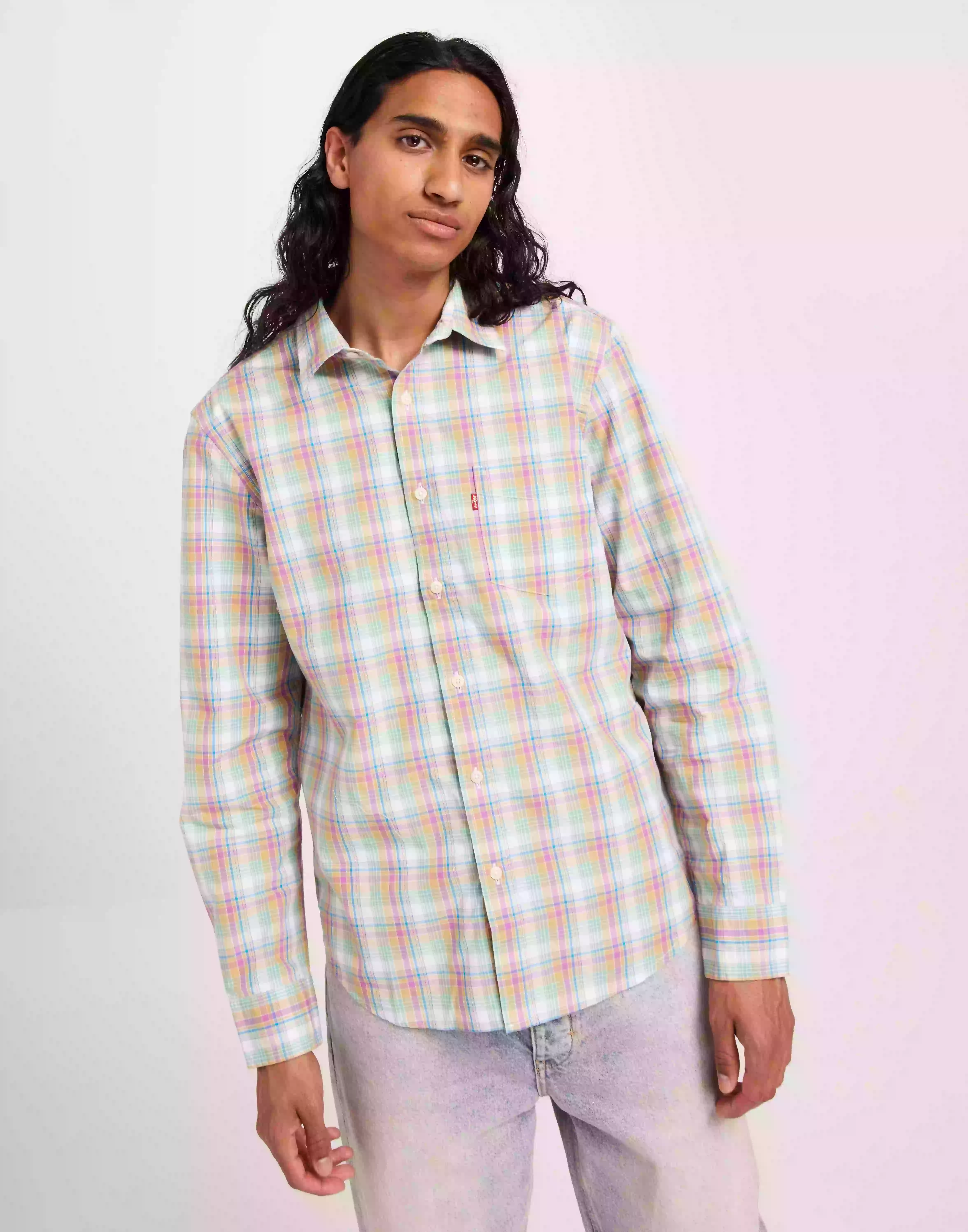 Levi's Sunset 1 Pocket Standard Georg Mønstrete skjorter Multicolor