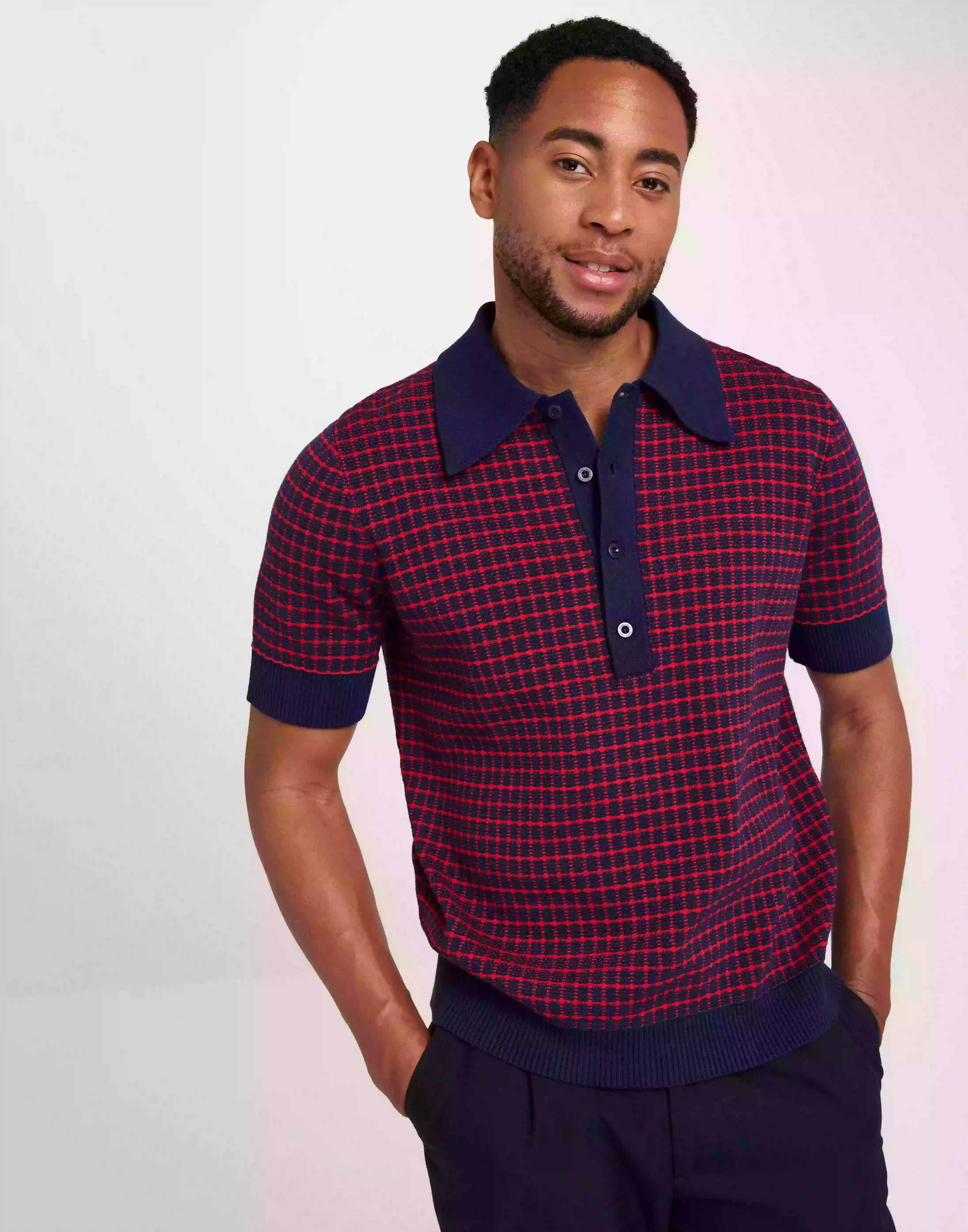 Gant Two Toned Polo Kortärmad piké Dusk Blue