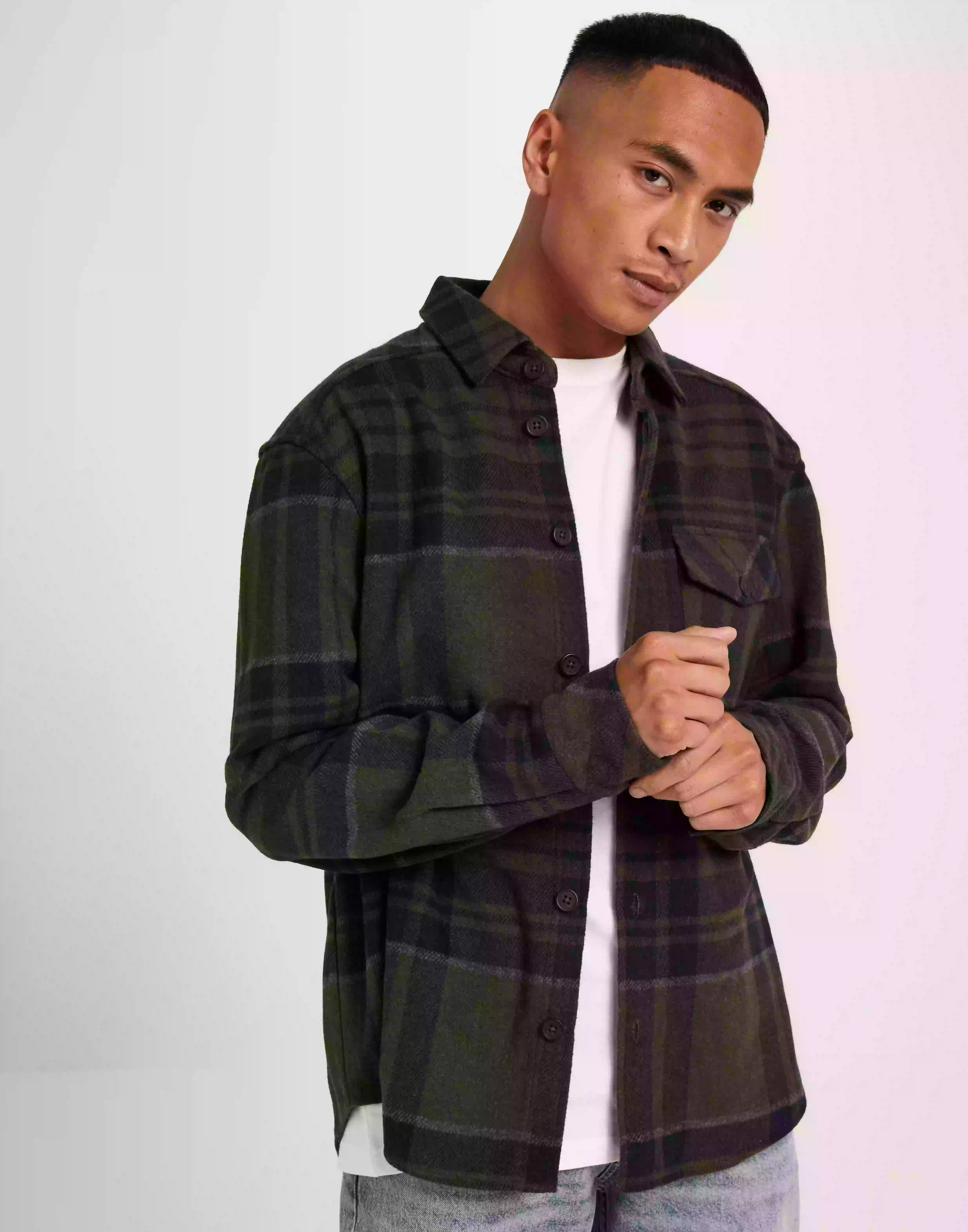 Solid SDGeorg Overshirts Dusty Olive