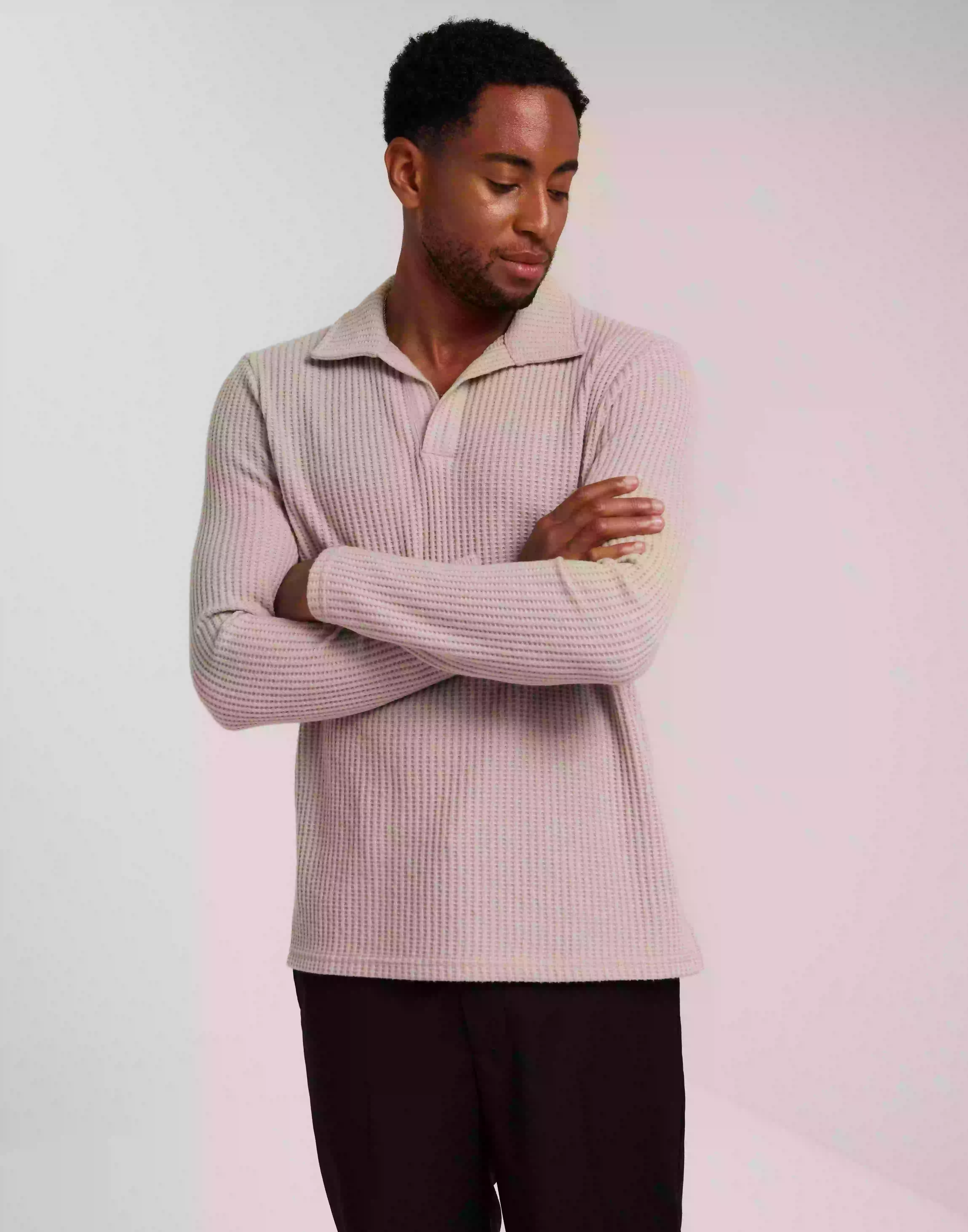Ciszere Nelson knitted long sleeve Stickade tröjor Beige