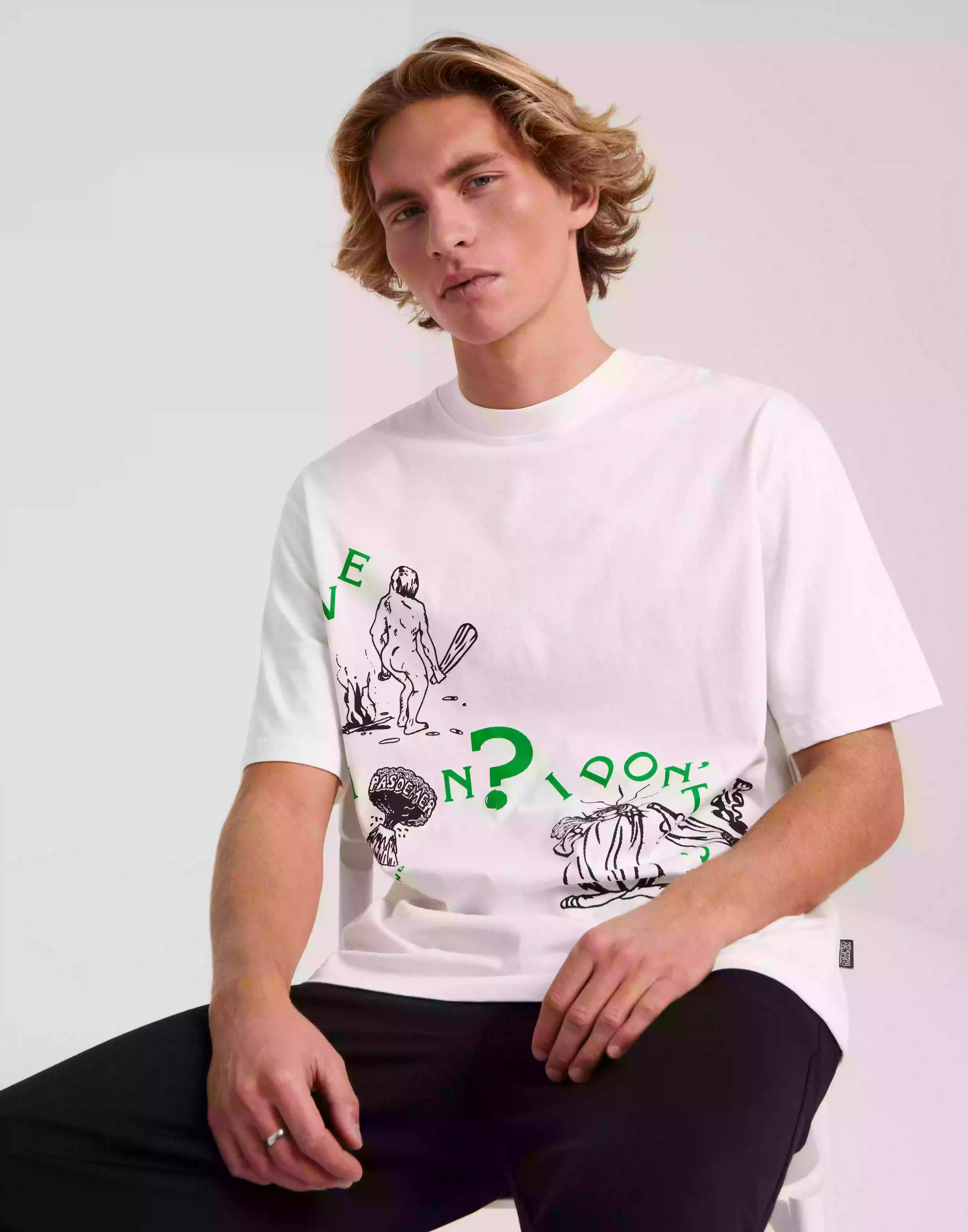 Pas De Mer Evolution T-Shirt T-skjorte med trykk Natural
