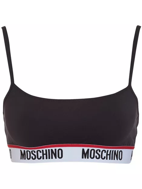 Moschino Bra With Logo in White