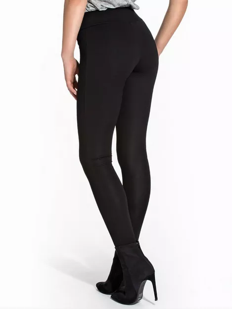 Buy New Look Lace Up Front Leggings - Black