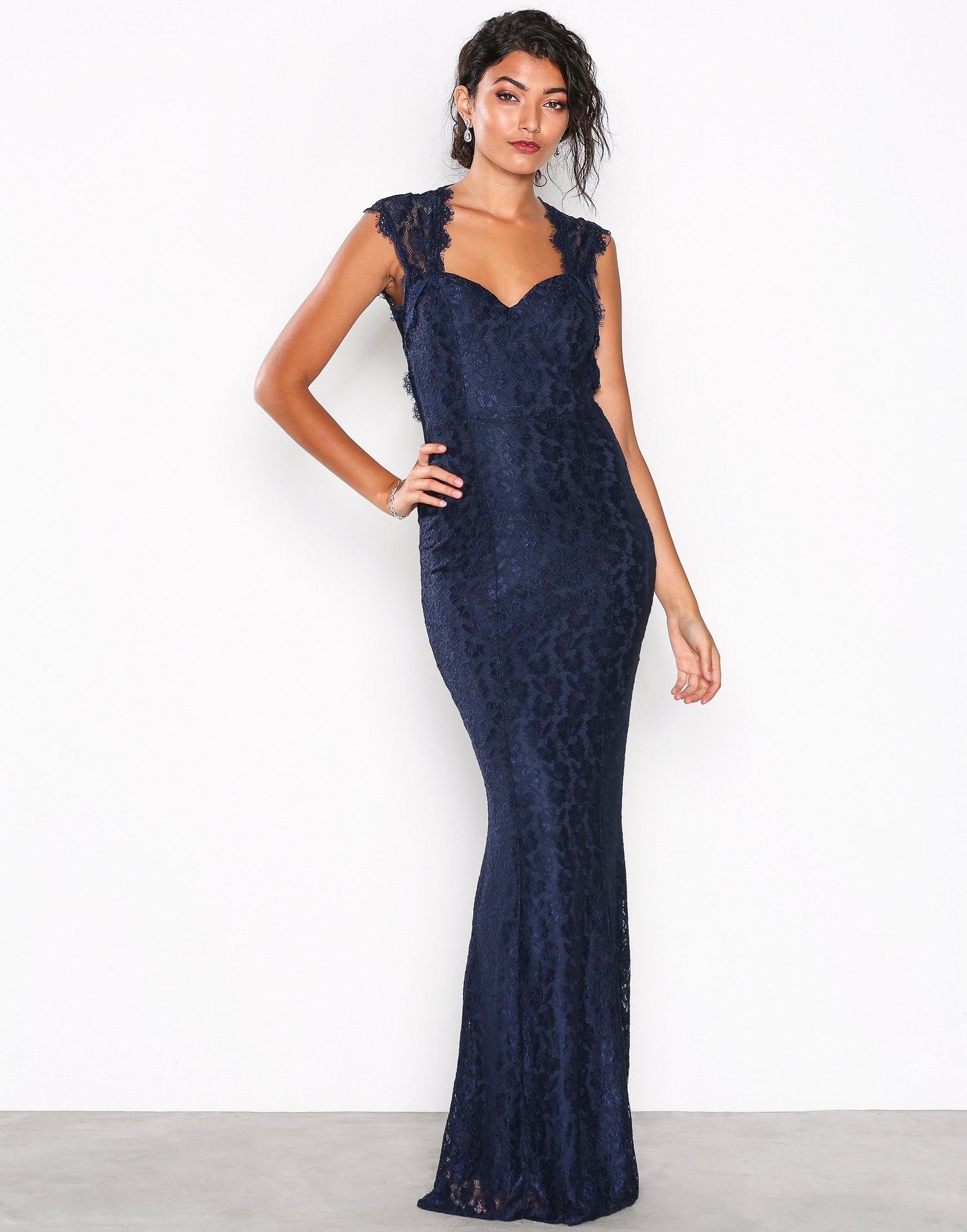Mermaid Lace Gown - Nly Eve - Navy - Party Dresses - Clothing - Women ...