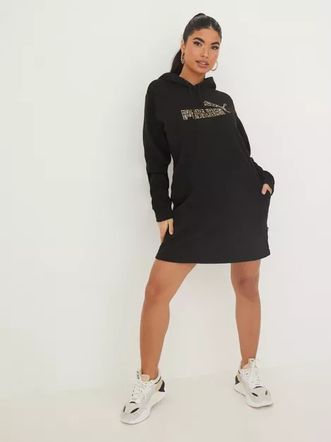 auditoría Diacrítico Agotar Buy Puma WINTERIZED Hooded Dress - Black | Nelly.com