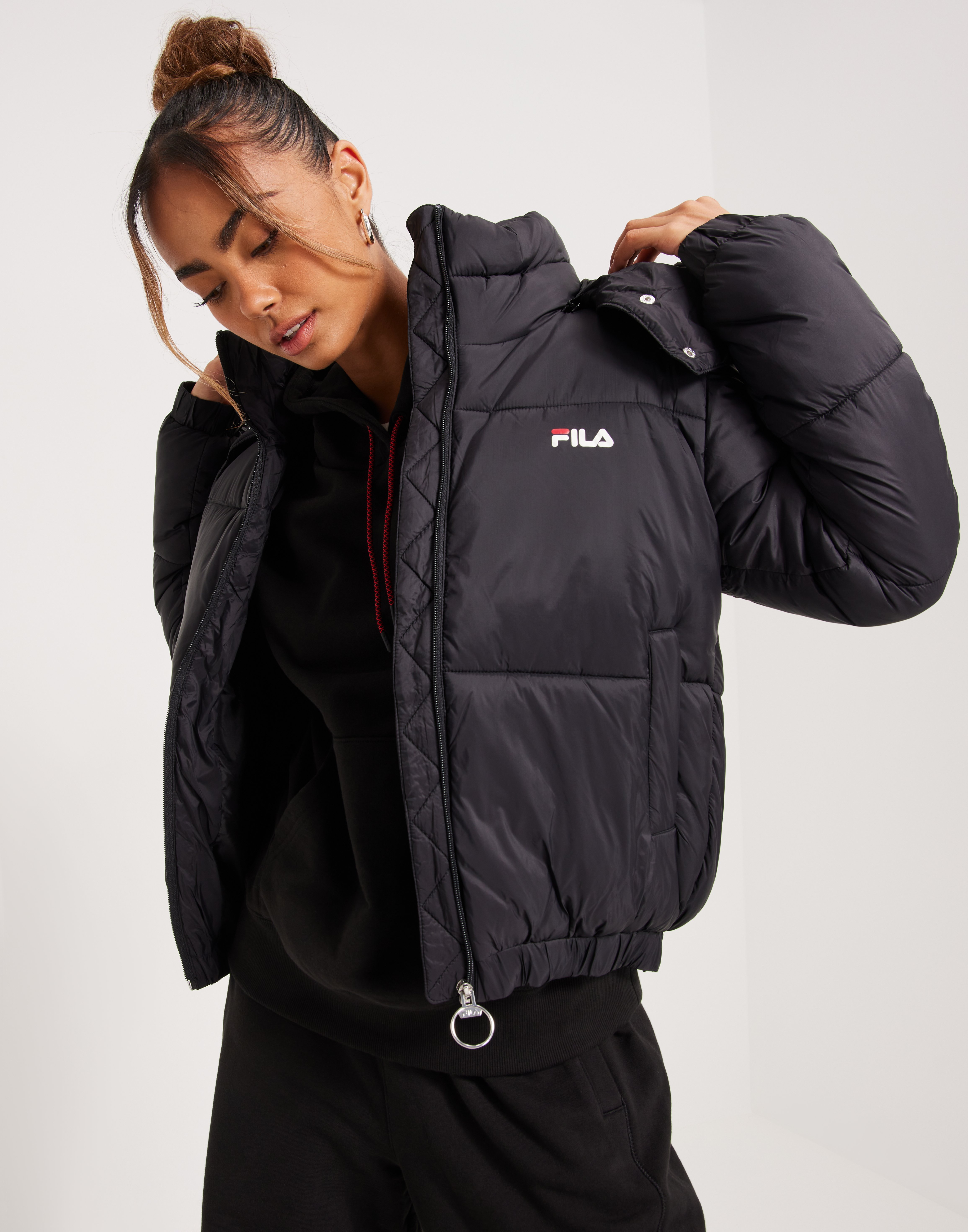 fila cropped puffer jacket