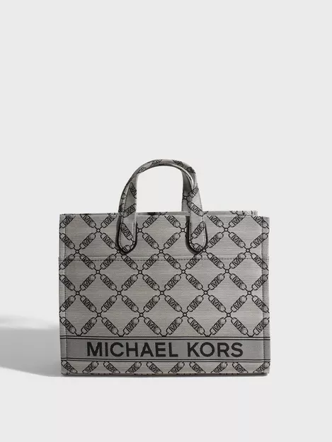 Buy Michael Kors Gigi Large Empire Logo Jacquard Tote Bag - Natural/Black
