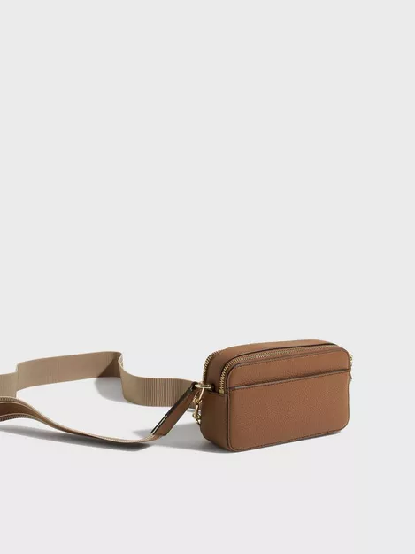 Michael Kors Jet Set Small Pebbled Leather Double Zip Camera Bag - ShopStyle