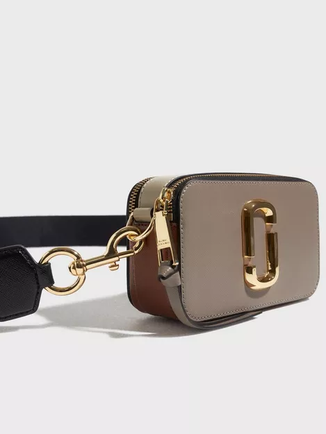 Marc Jacobs The Snapshot Cement Crossbody Bag in Brown