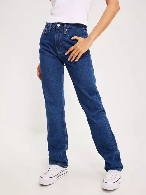 Buy Calvin Klein Jeans HIGH RISE STRAIGHT - Denim 