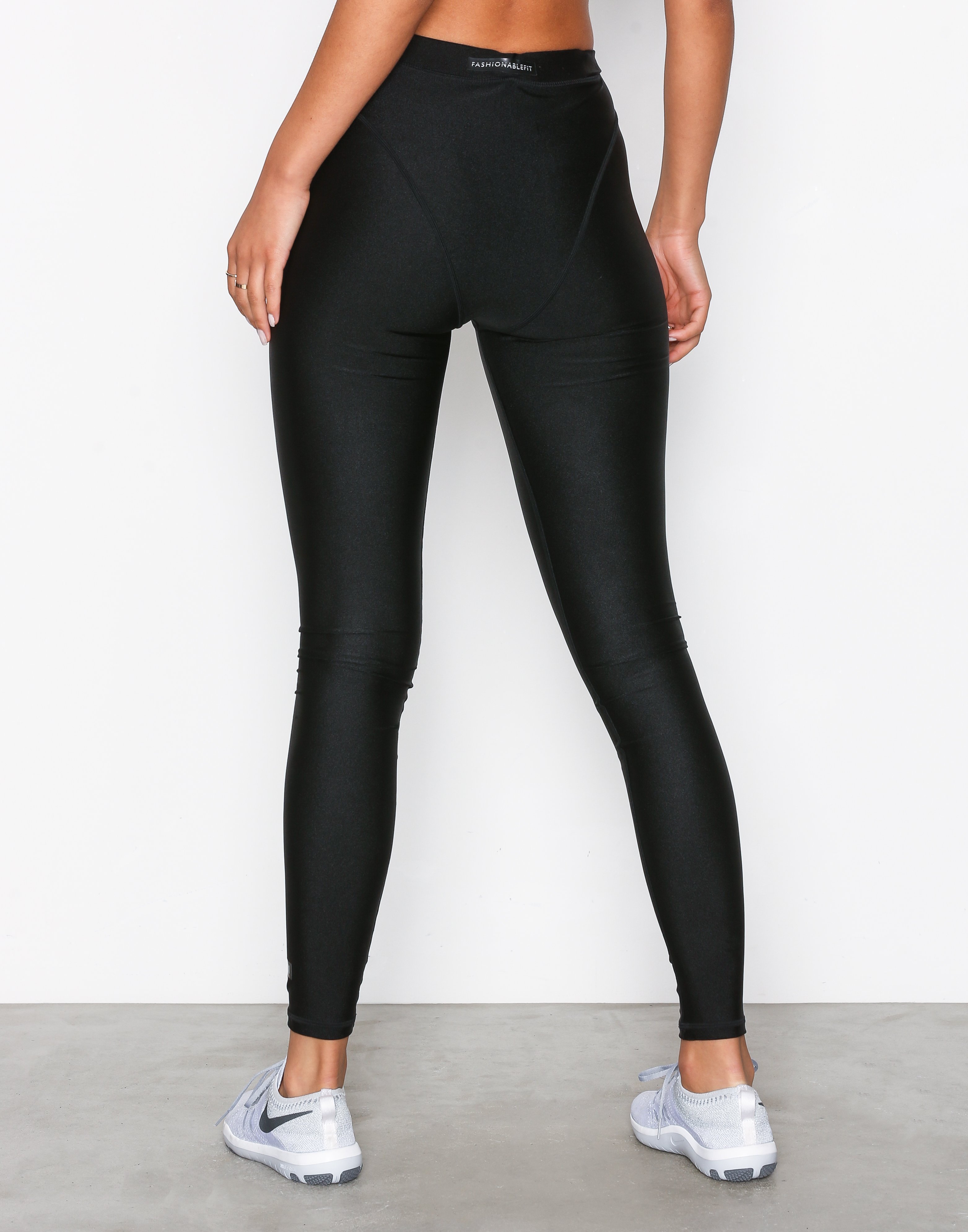 Shiny High Cut Tights - Fashionablefit - Black - Tights & Pants (Sports ...