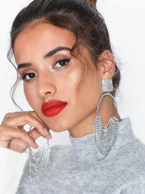 Betinget Sædvanlig charter Buy NLY Accessories Dazzling Hoop Earrings - Silver | Nelly.com