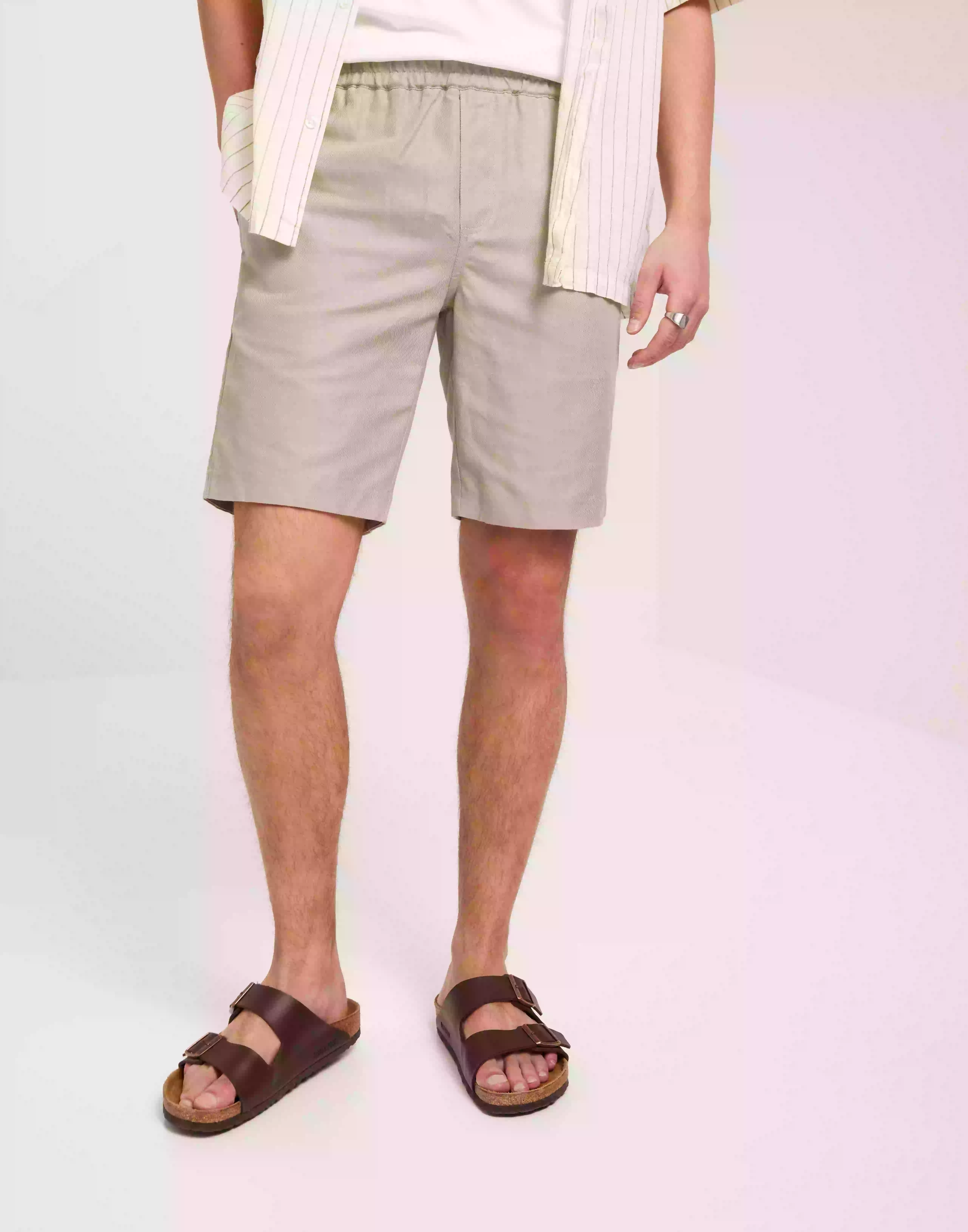 Samsøe Samsøe Smith shorts 12671 Linshorts Agate
