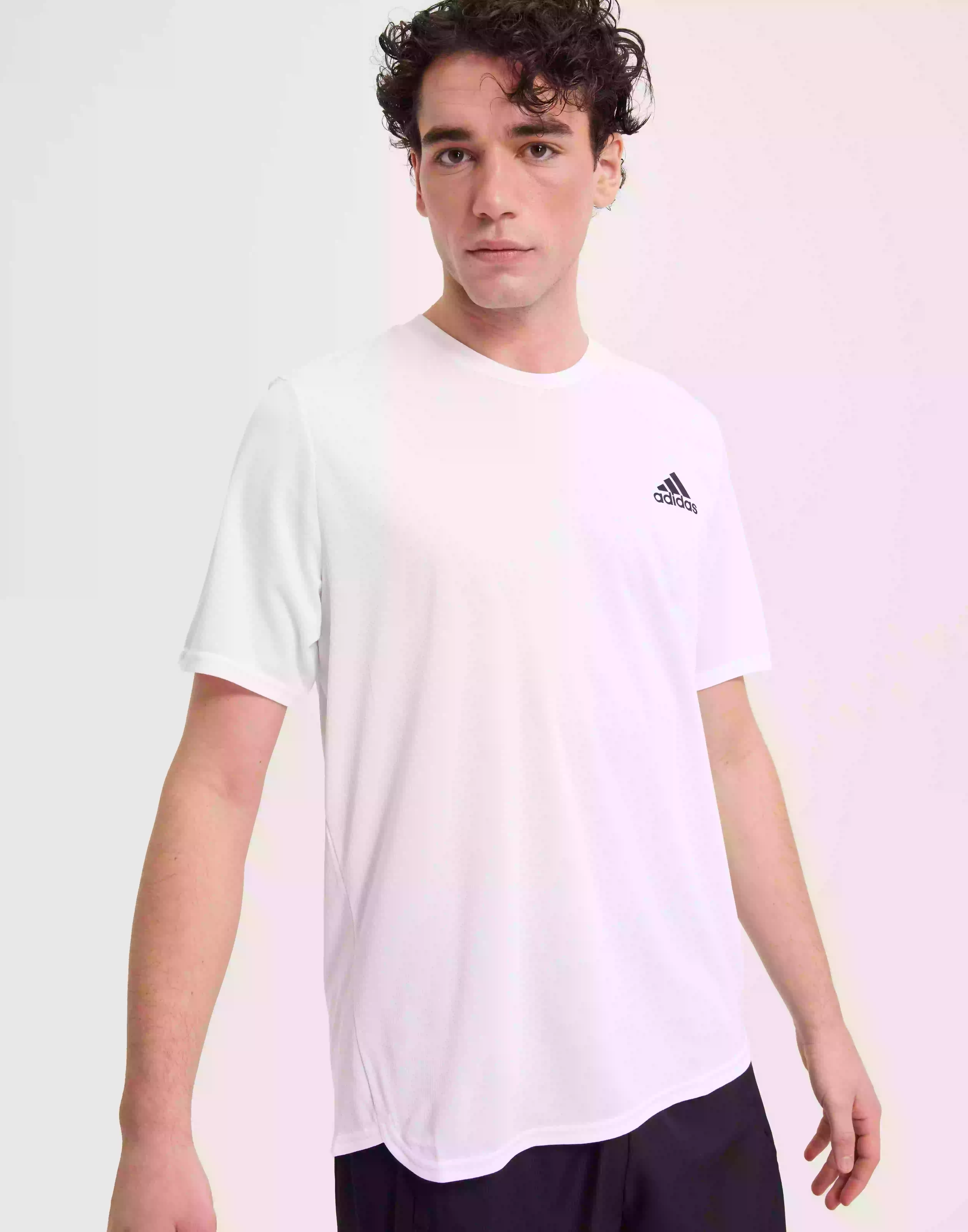 Adidas Sport Performance D4M Tee Trænings T-Shirt & Singletter White