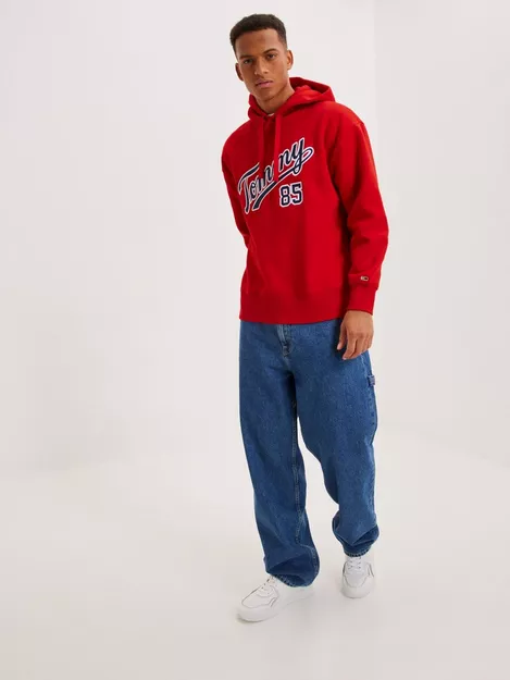 Buy Tommy Jeans Crimson HOODIE TJM 85 COLLEGE NLYMAN RLXD | 