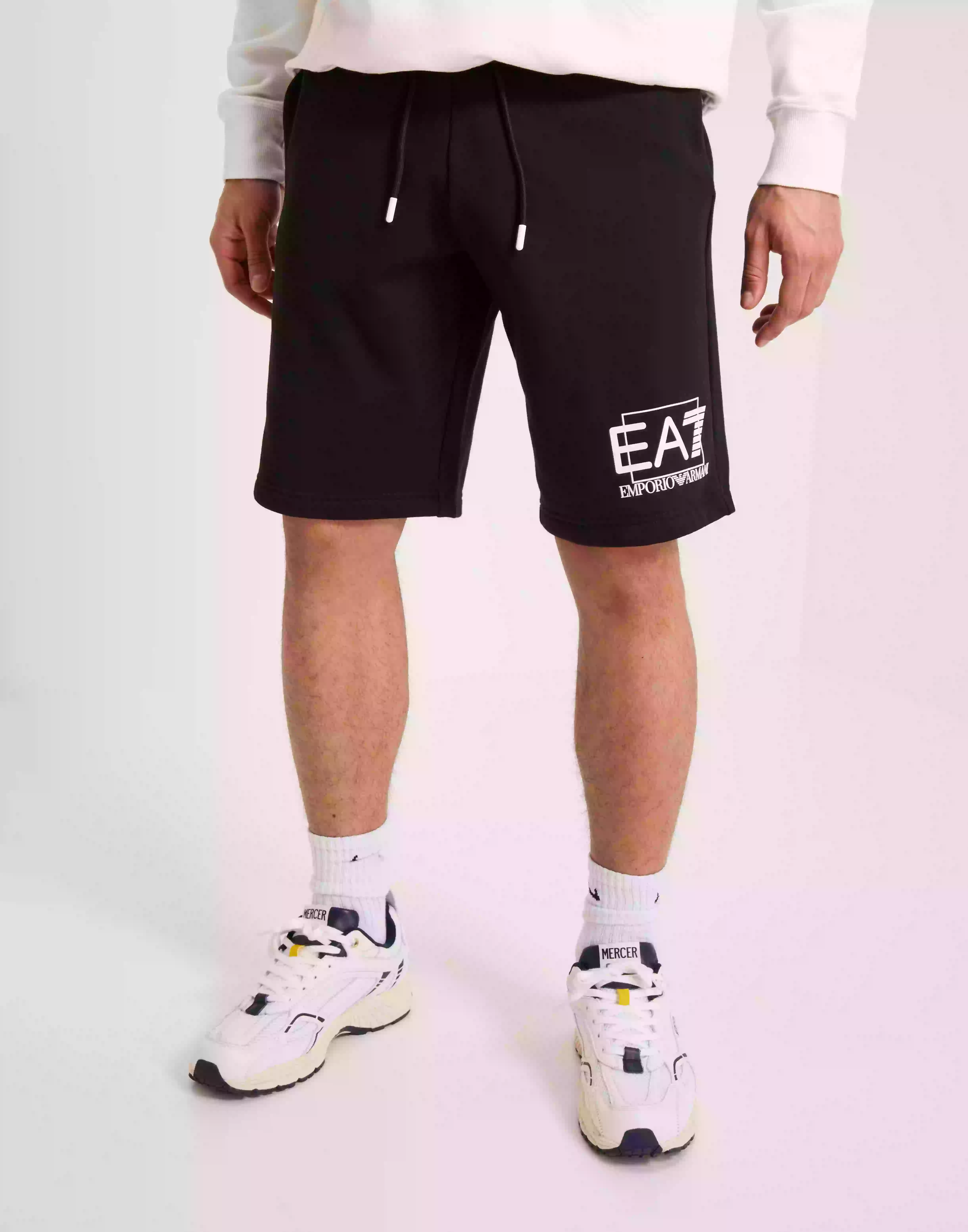 EA7 Emporio Armani Bermuda Mjukisshorts Black