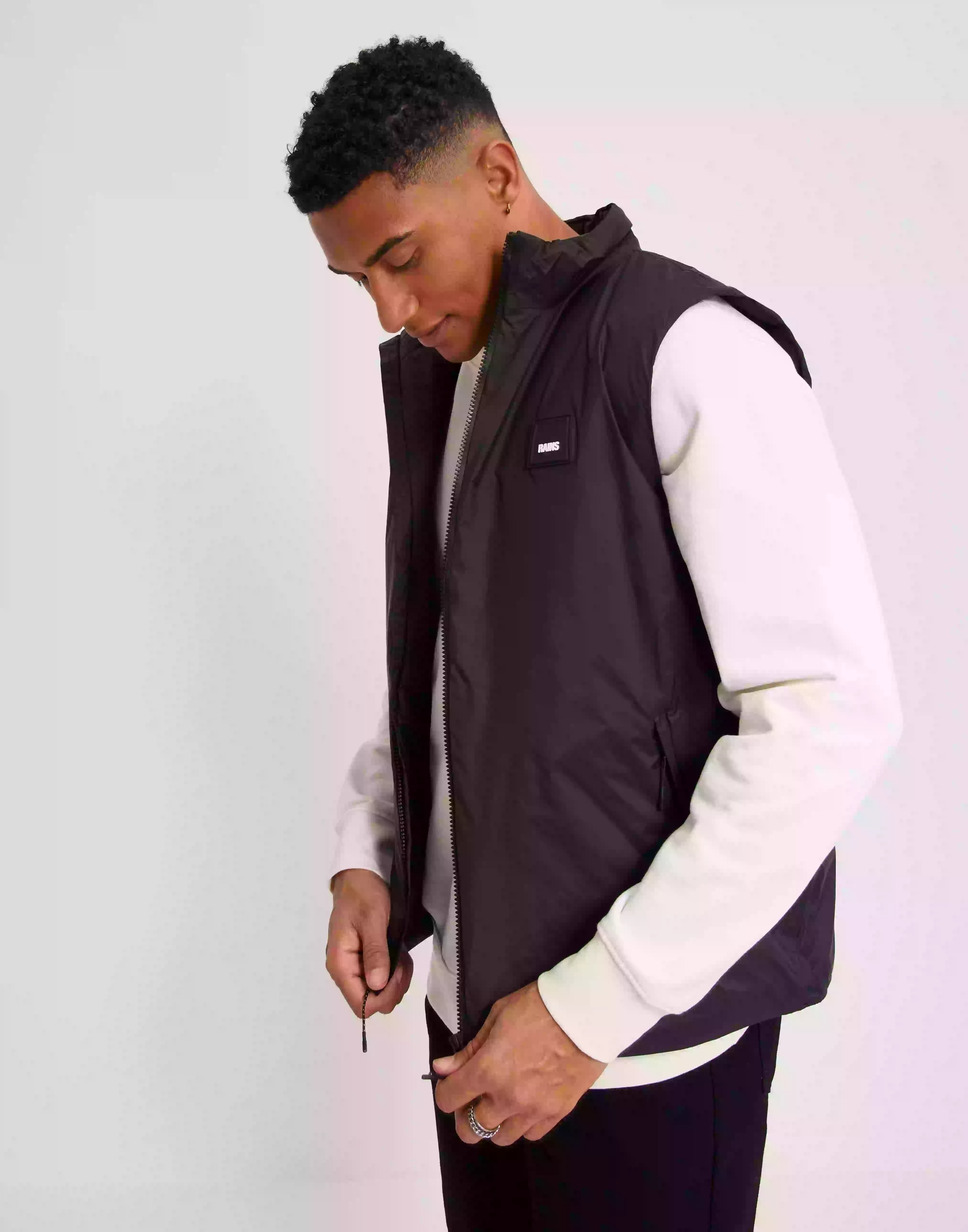 Rains Fuse Vest Västar Black