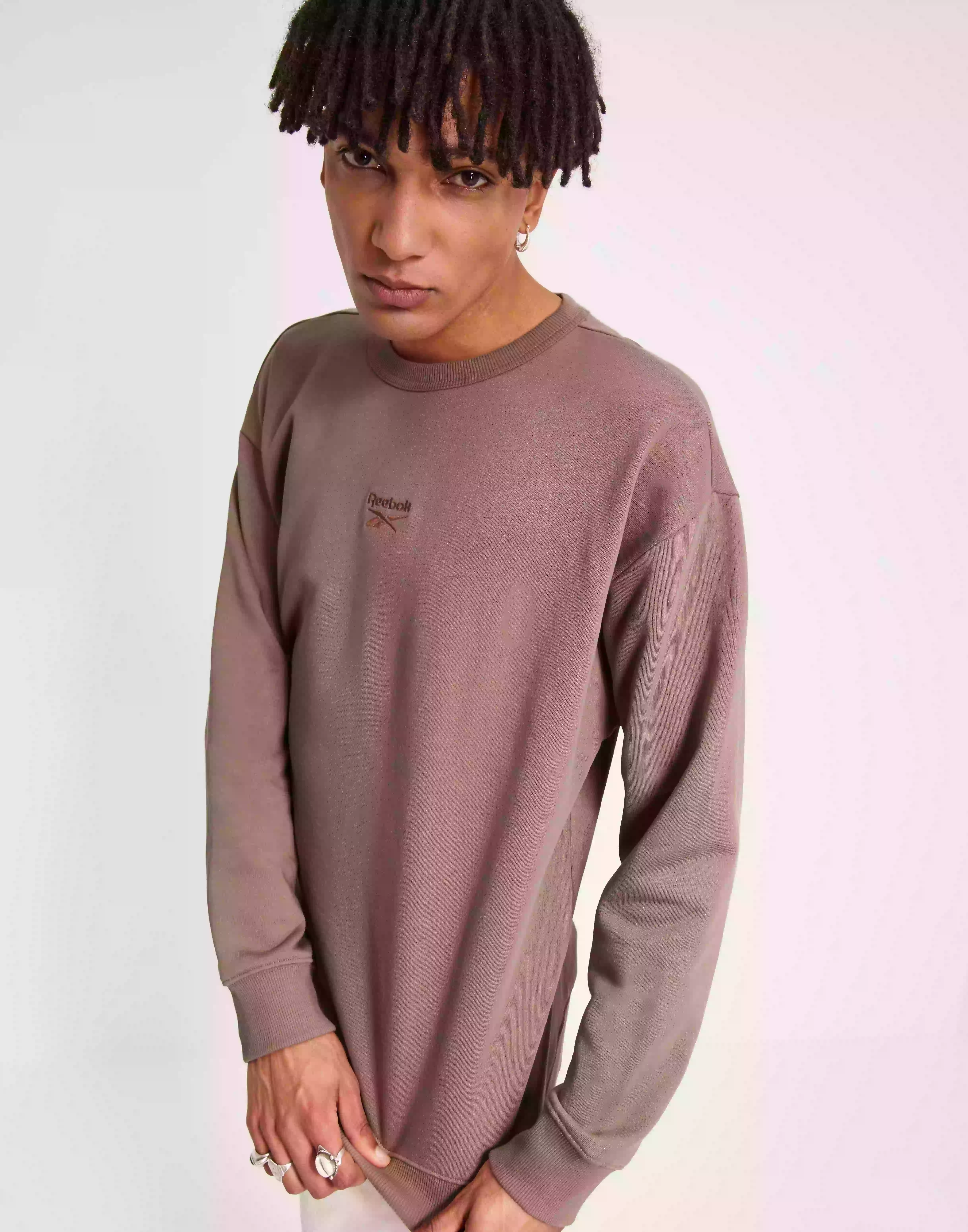 Reebok Classics Cl Sv Crew Sweatshirts Taupe