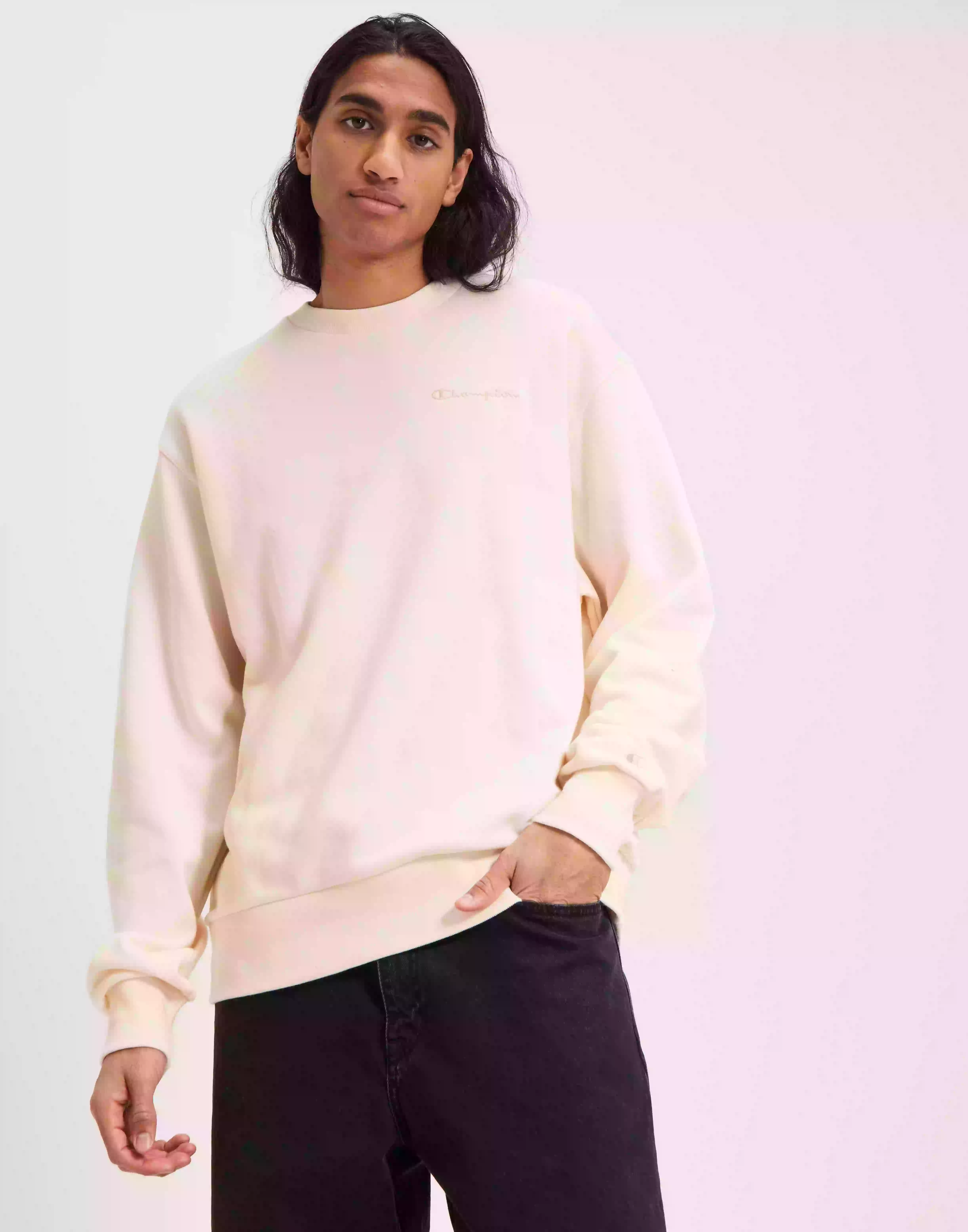 Champion Crewneck Sweatshirt Sweatshirts White