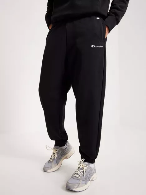 Jogger Pants Champion Elastic Cuff Pants Black