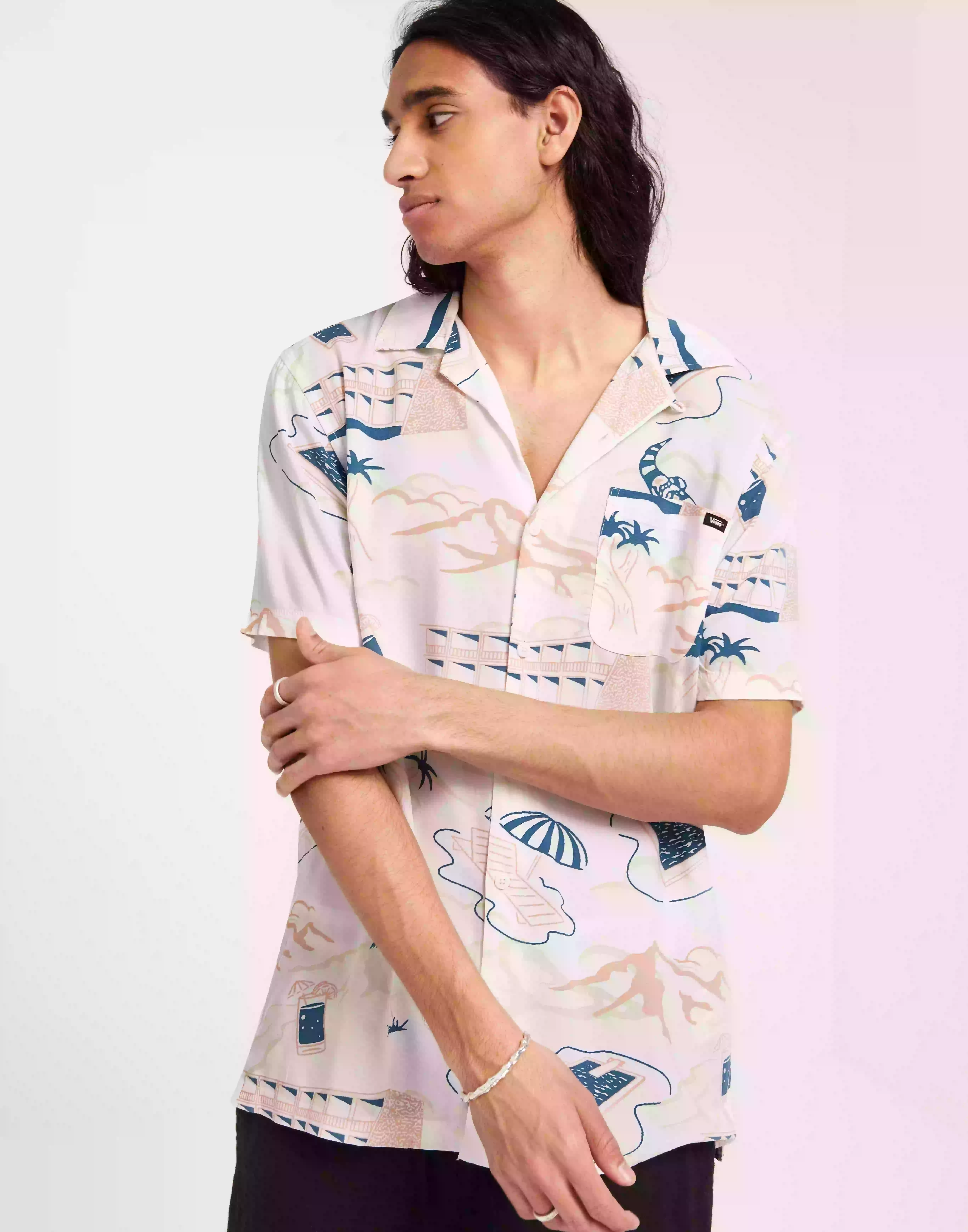 VANS Scenic Ss Shirt Kortärmade skjortor White