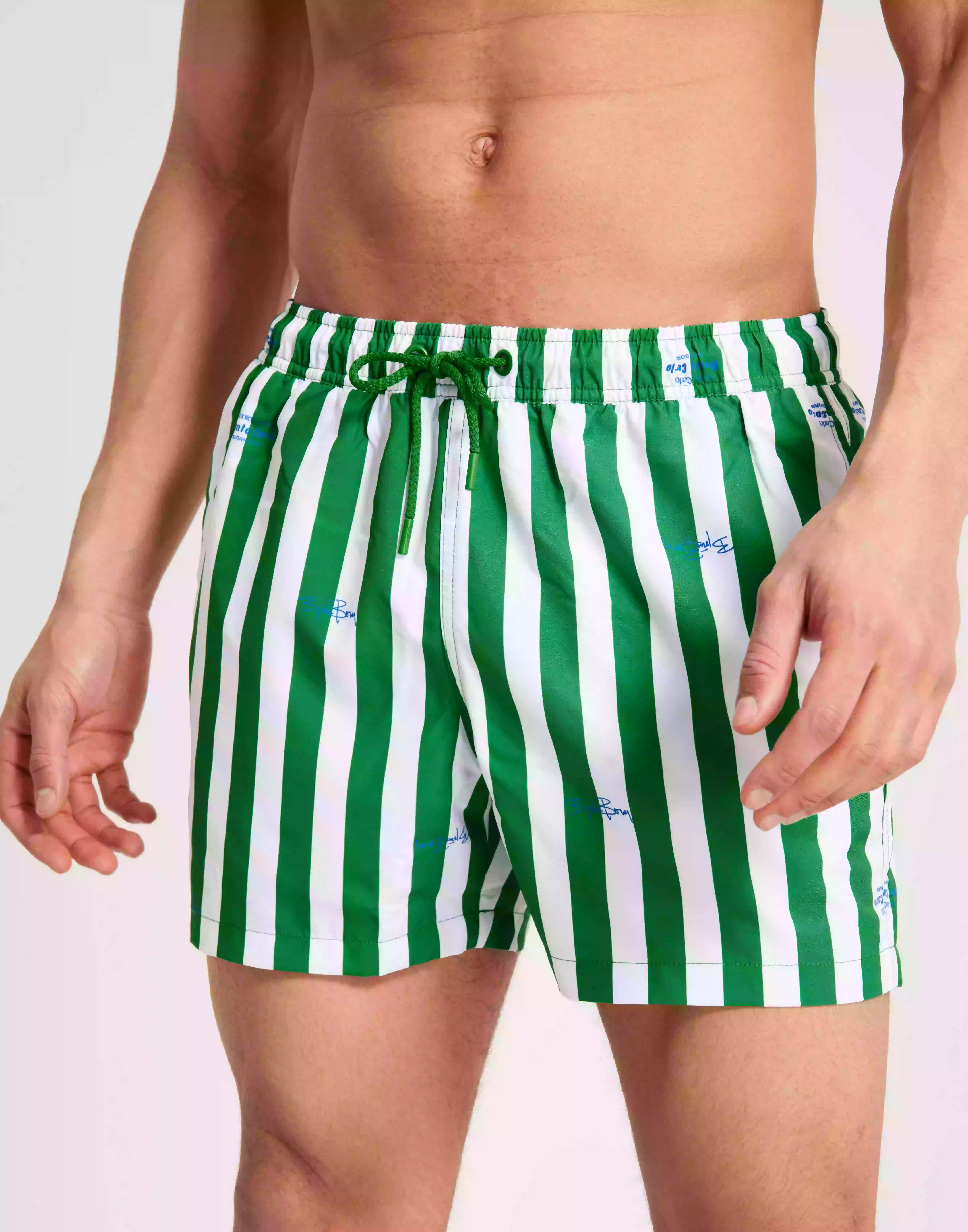 Björn Borg Borg Print Swim Shorts Badbyxor Stripe