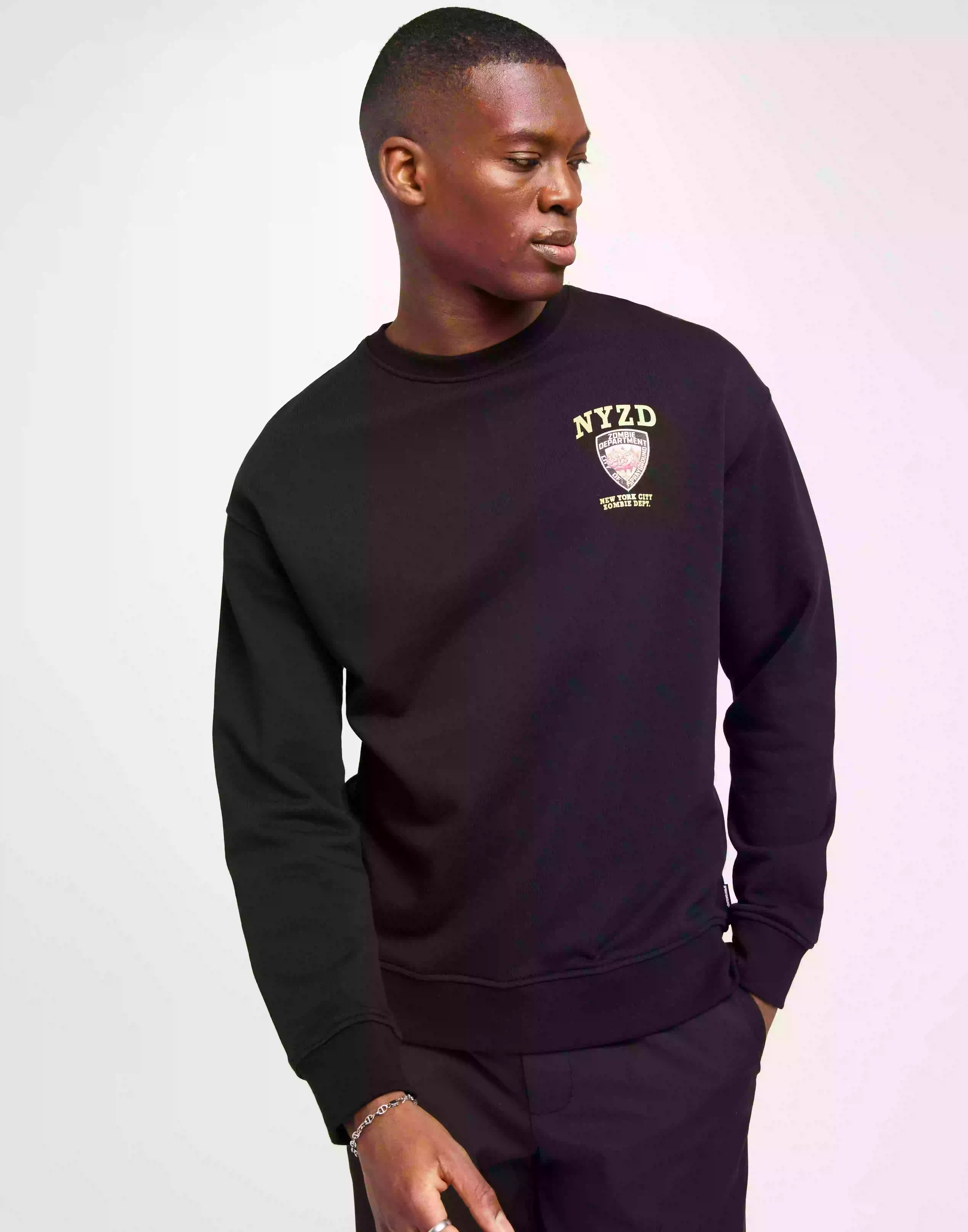 Sprayground Nyzd Crewneck Sweatshirts Black