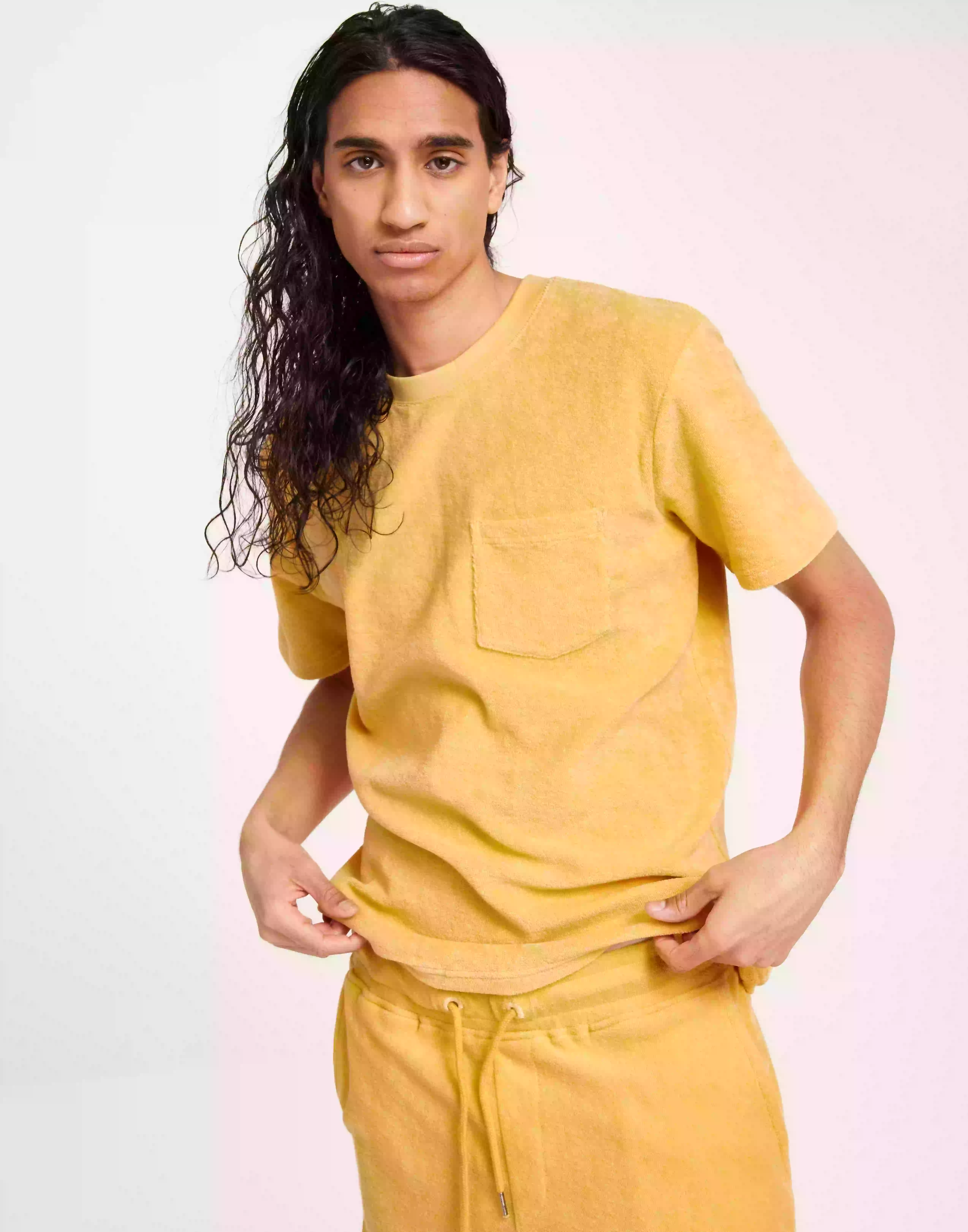 Bread & Boxers Terry T-Shirt T-Shirts & Linnen Sahara