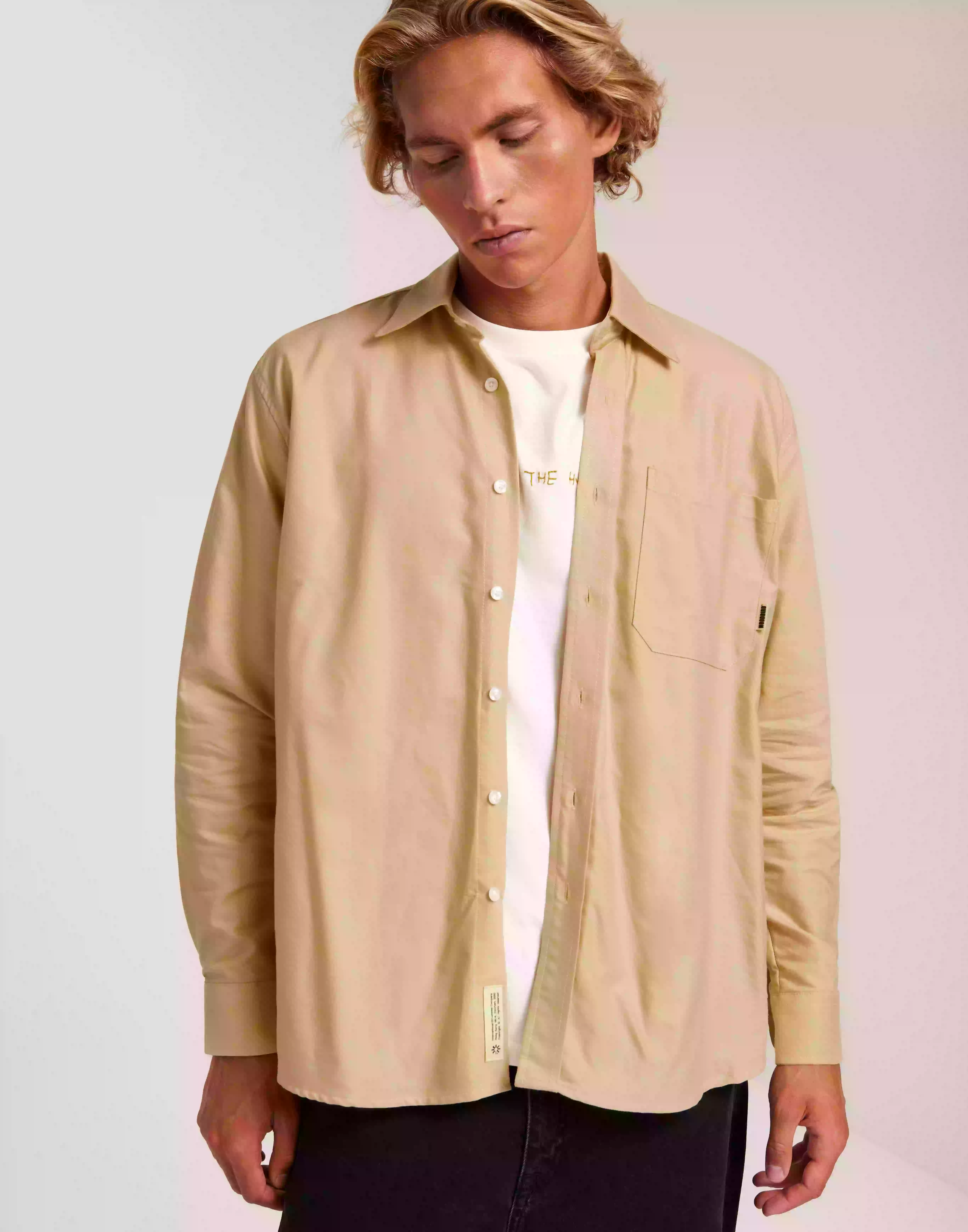 Woodbird WBYuzo Classic Shirt Skjorter Butter