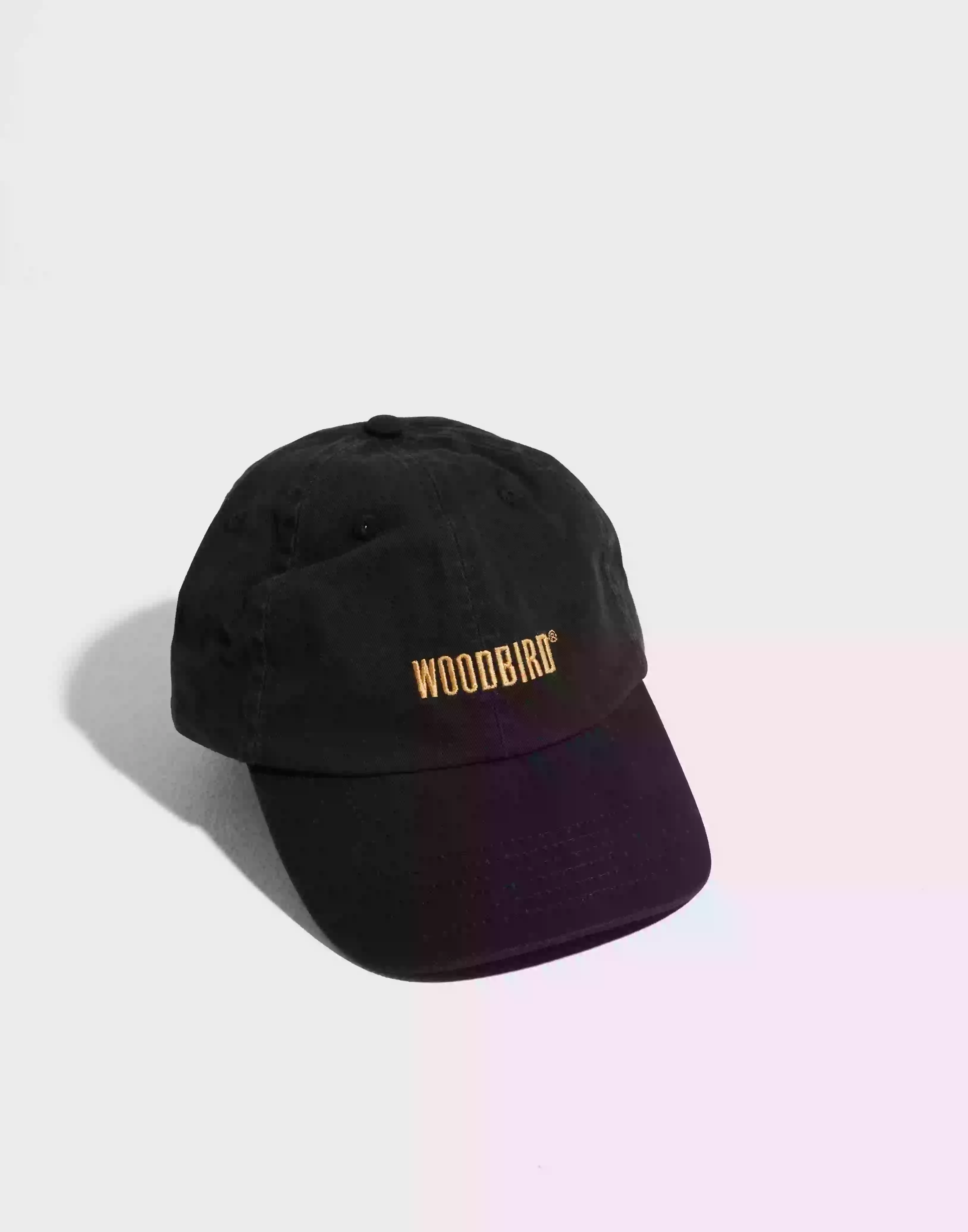 Woodbird Core Twill Cap Mærke kasketter Black