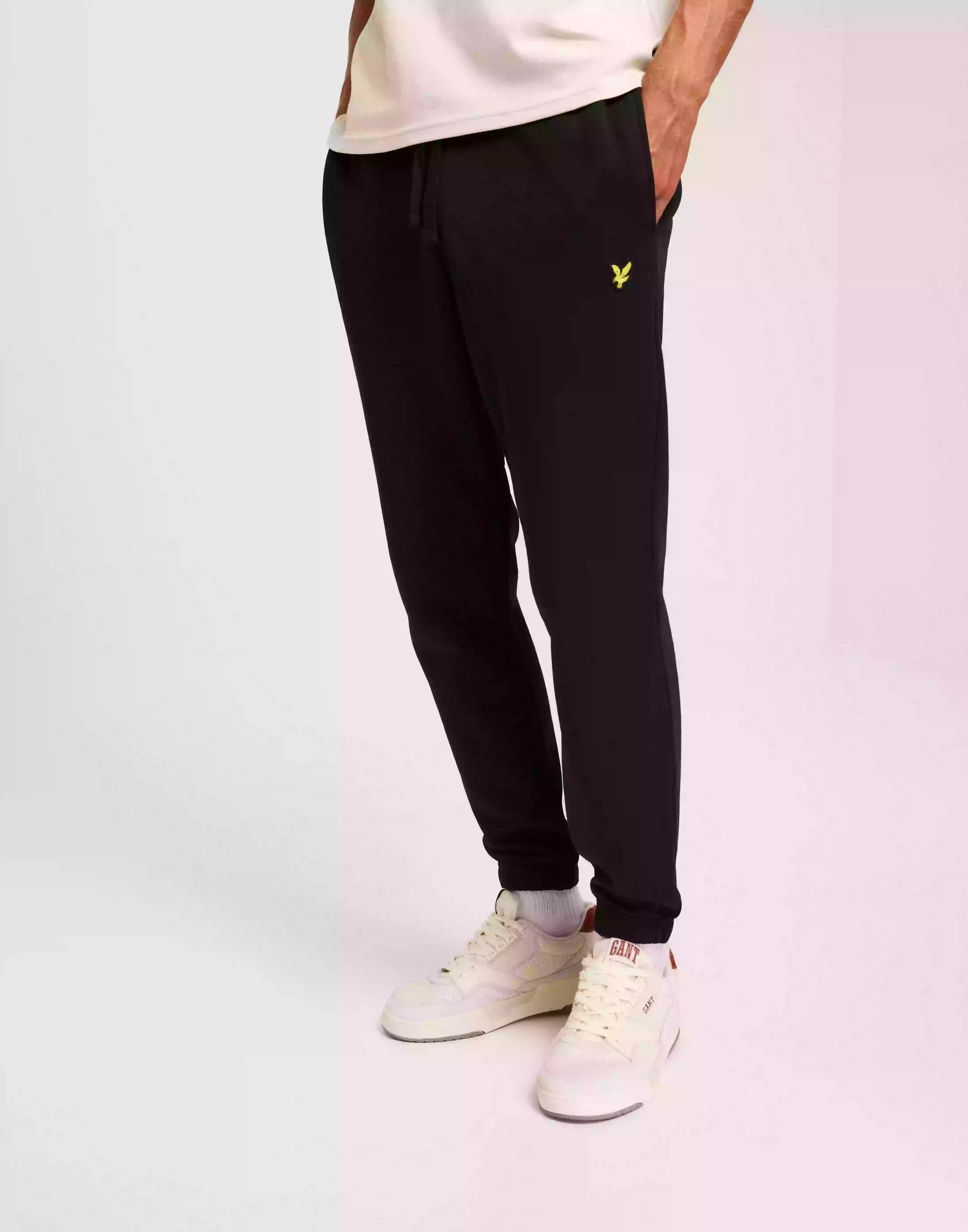 Lyle & Scott Slim Sweat Pant Mjukisbyxor Jet Black