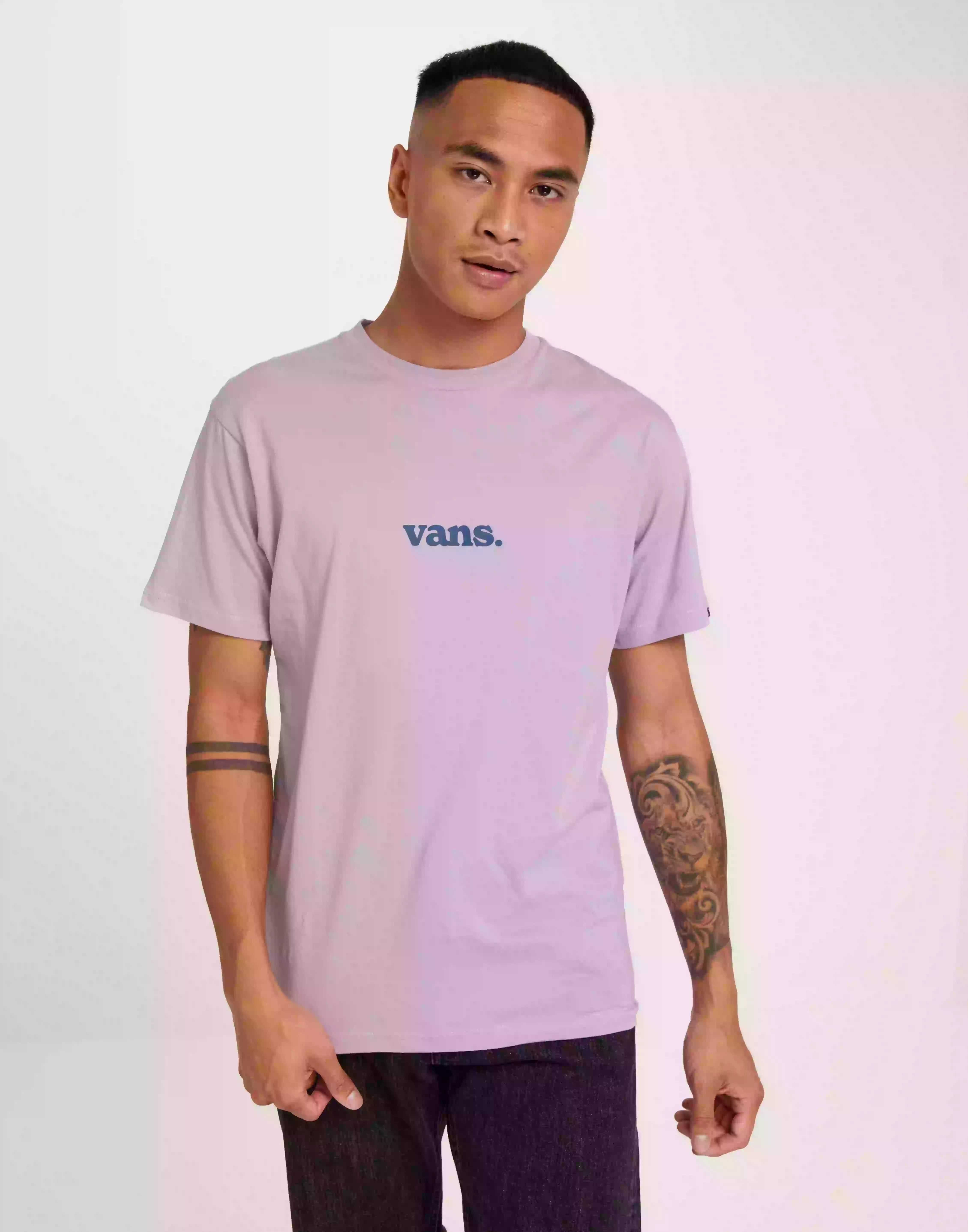 VANS Lower Corecase Ss Tee T-shirts med tryck Lavender Frost