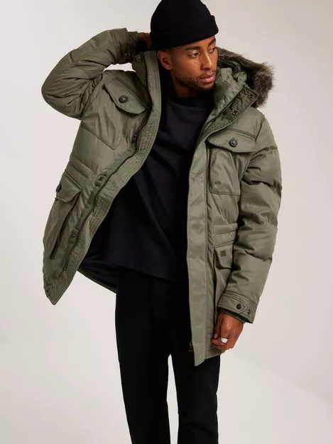 Buy Superdry CHINOOK FUR FAUX | Olive NLYMAN PARKA 