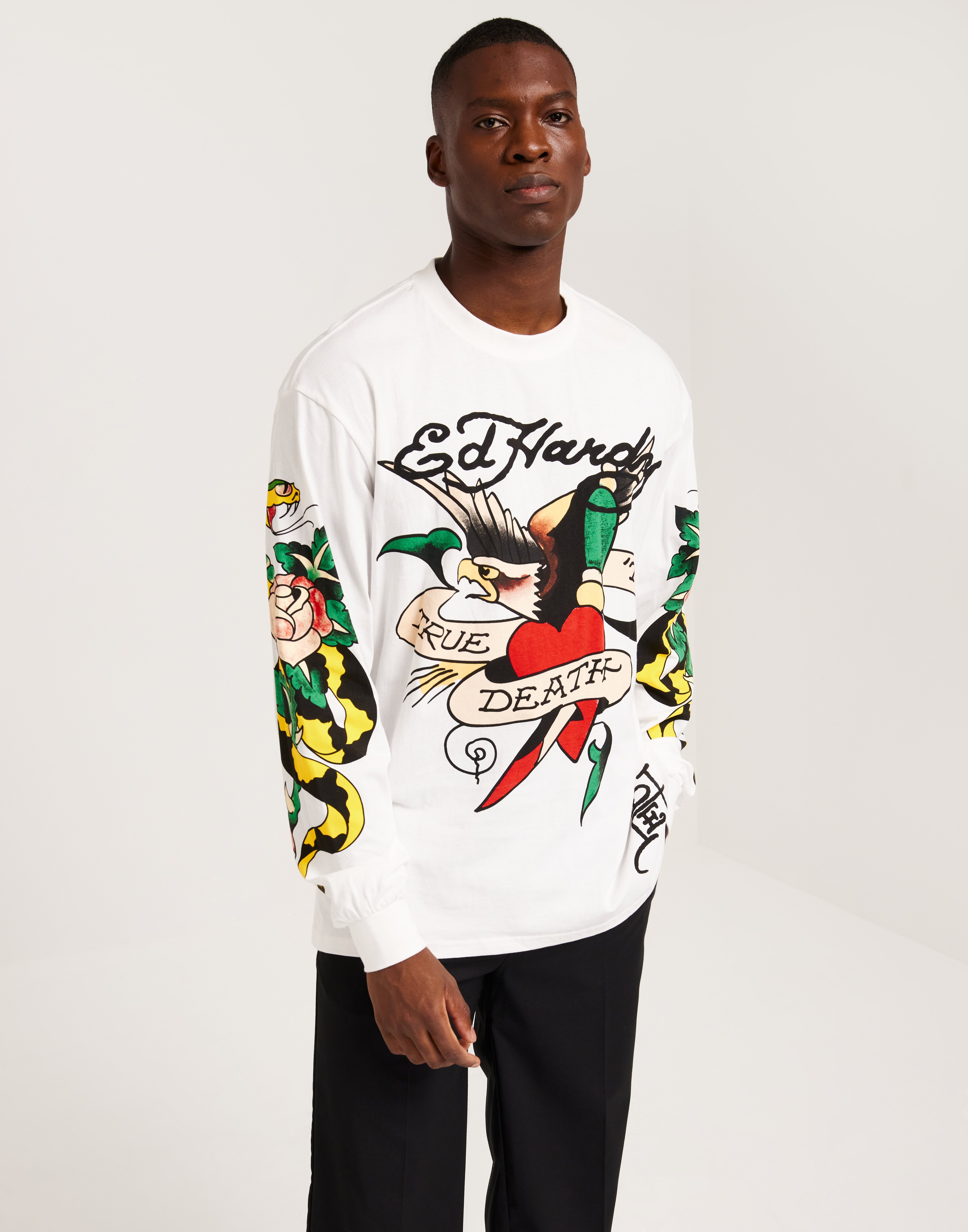 ed hardy white tee
