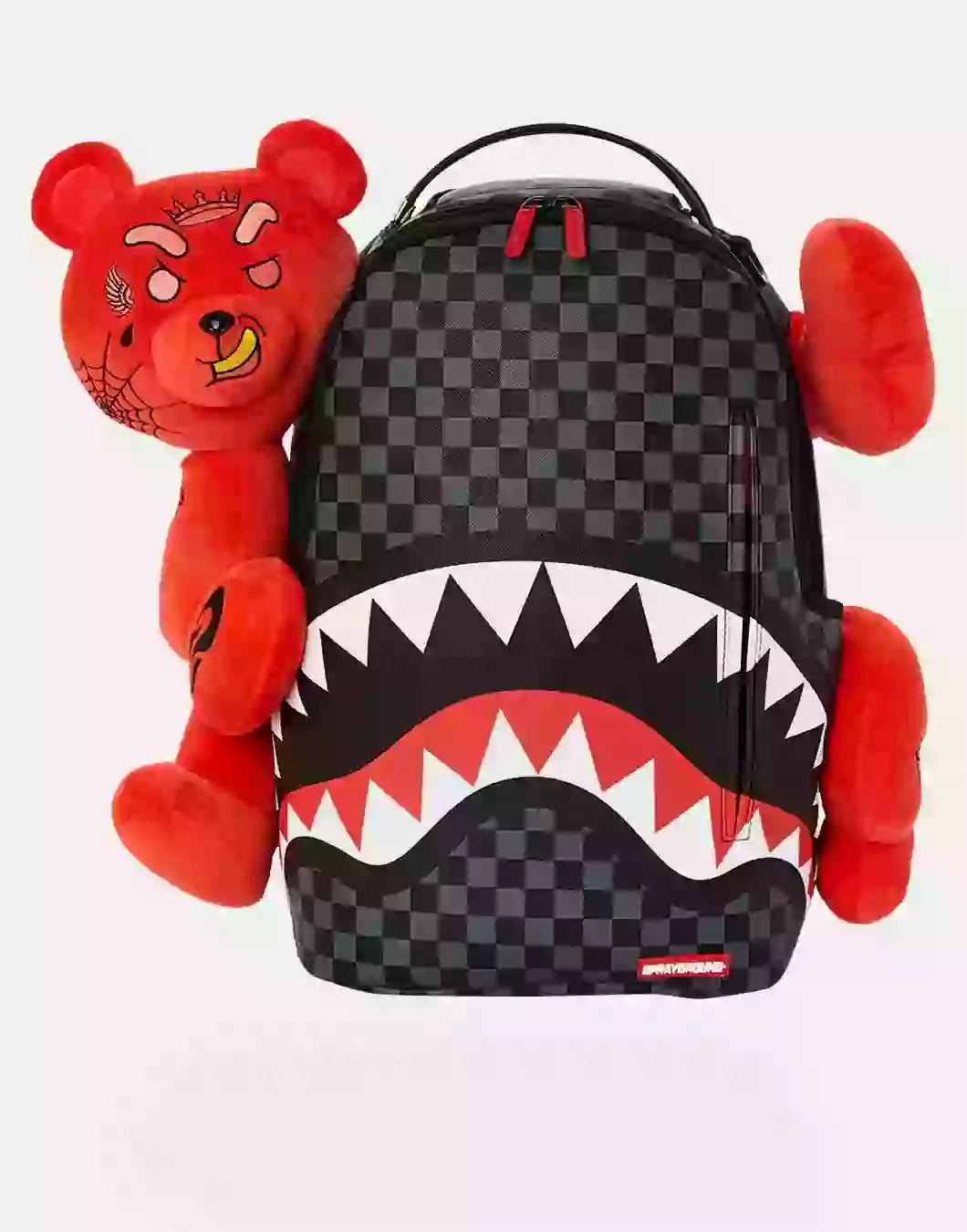 Sprayground Diablo Bearhug Bear Backpack Ryggsäckar Black