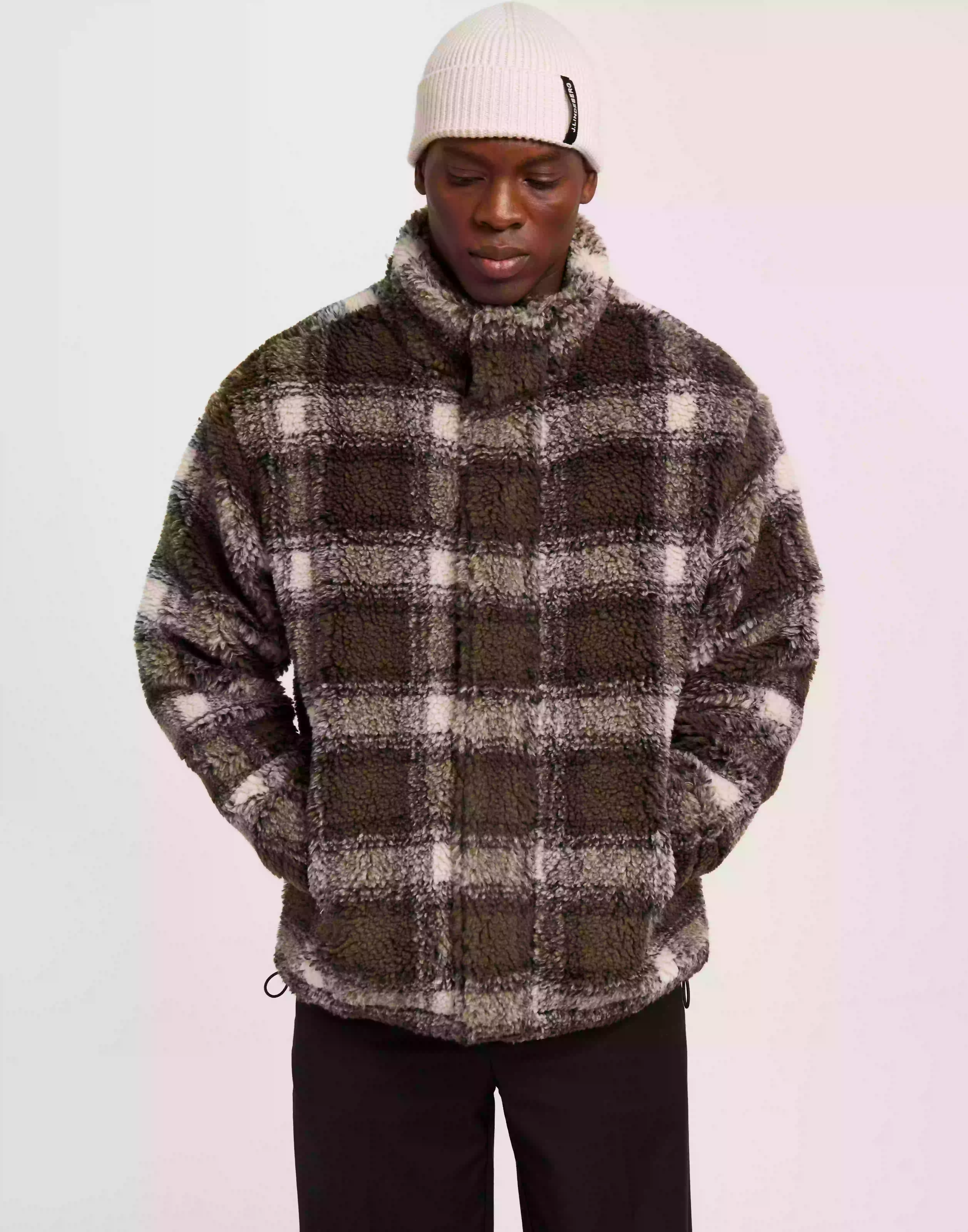 Gant Check Fleece Full Zip Vårjackor & Höstjackor Multicolor