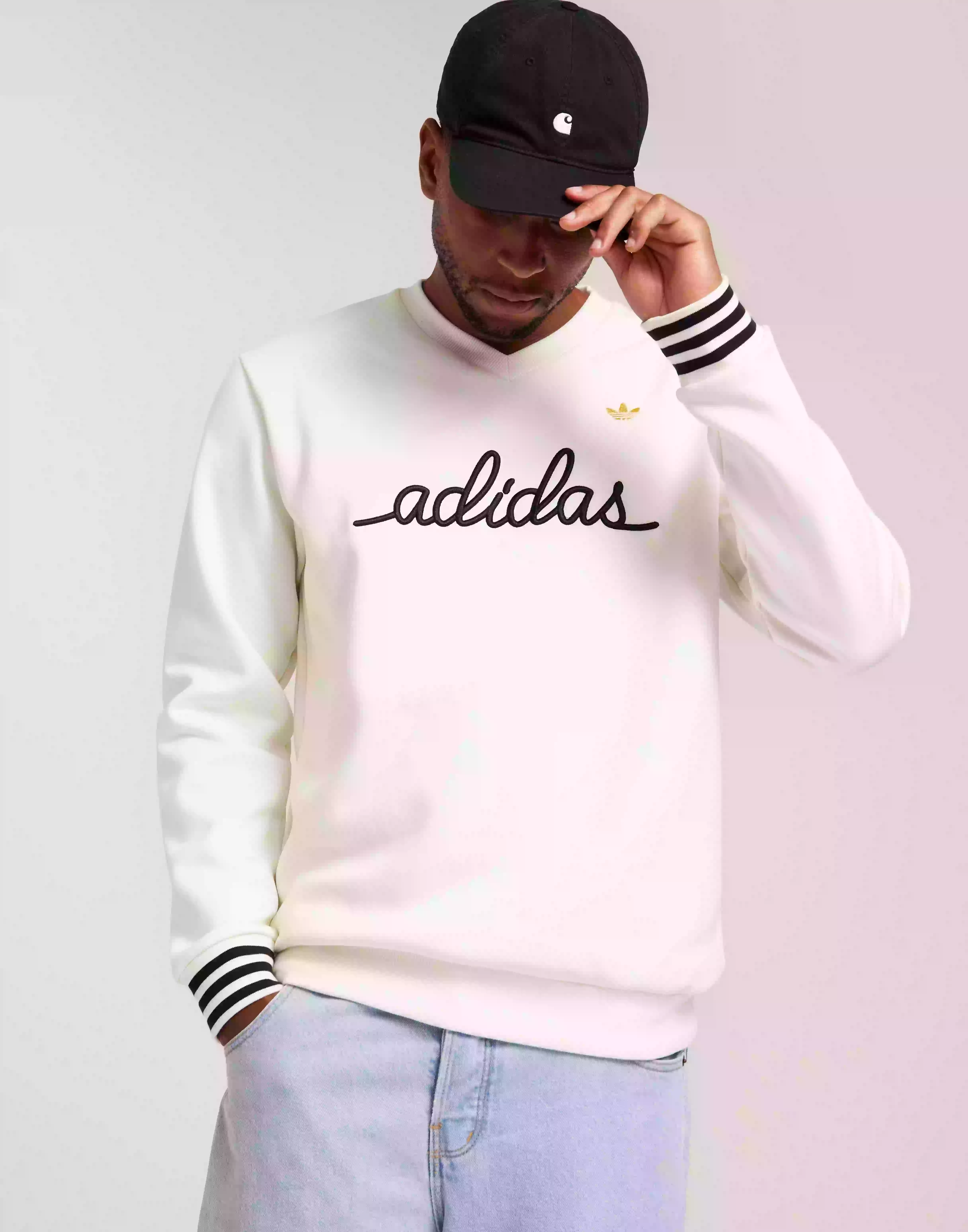 Adidas Originals Sweatshirt Collegegensere White