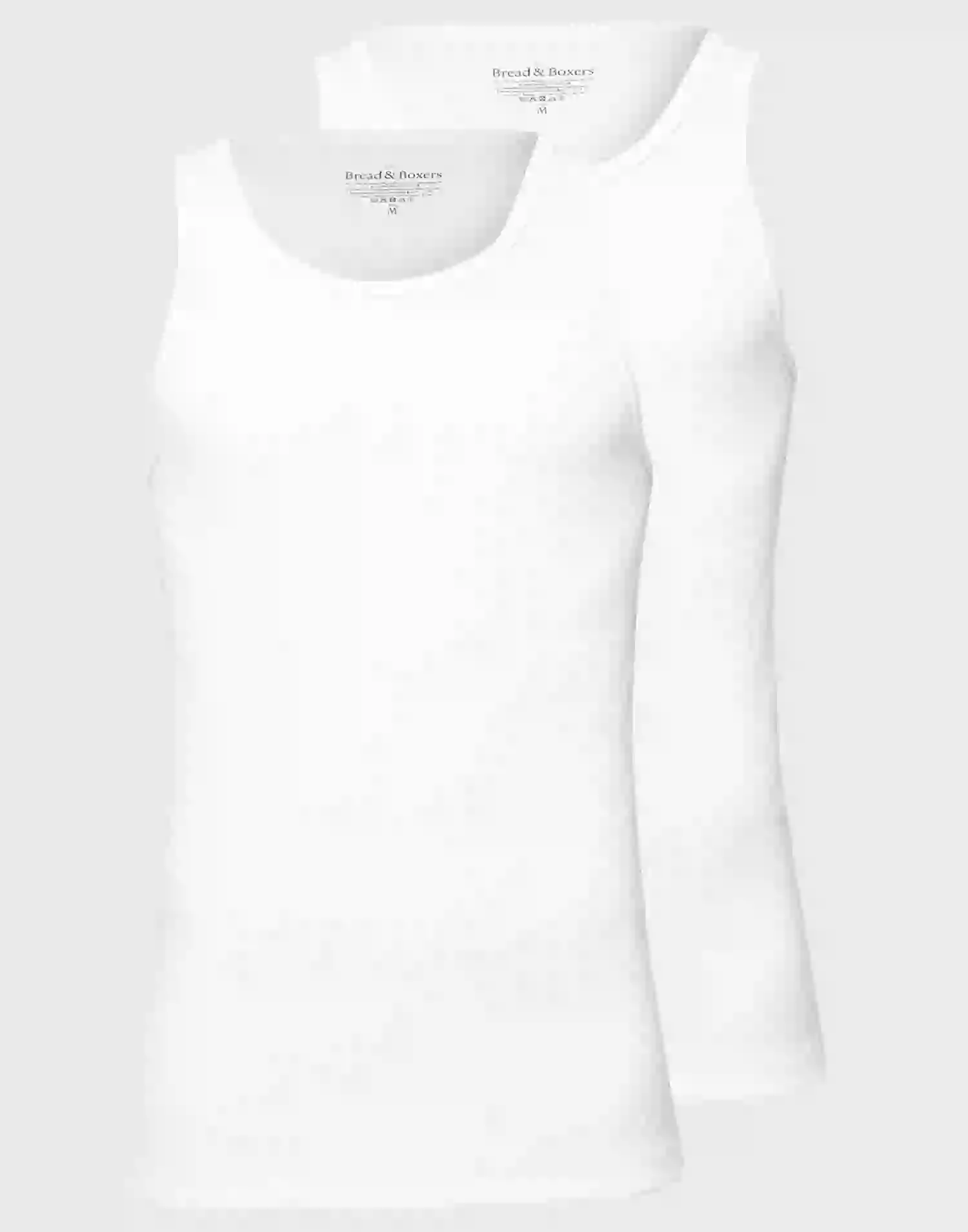 Bread & Boxers 2-Pack Tank ribbed Linnen & ärmlösa toppar Vit