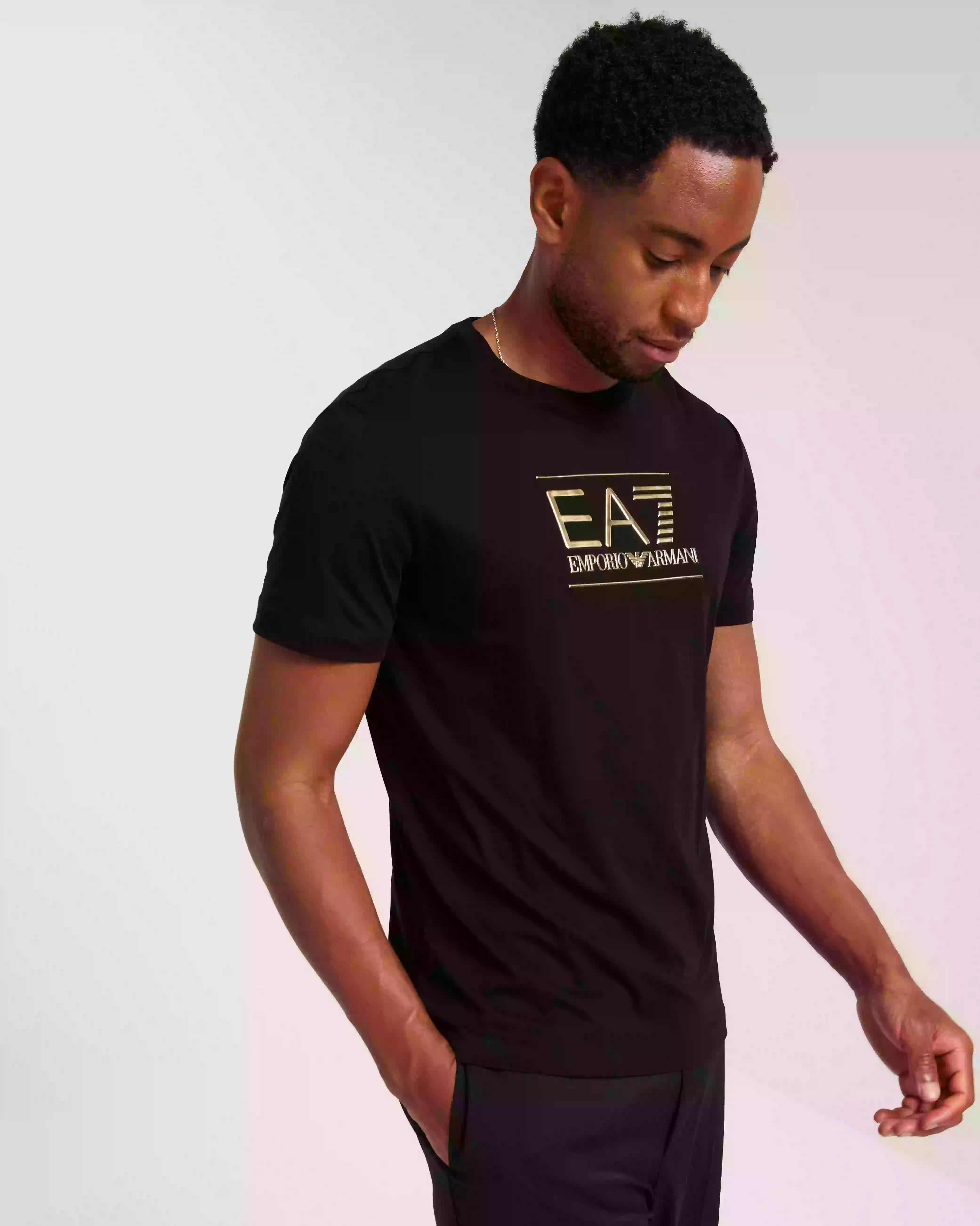 EA7 Emporio Armani T-Shirt Märkes t-shirts Black