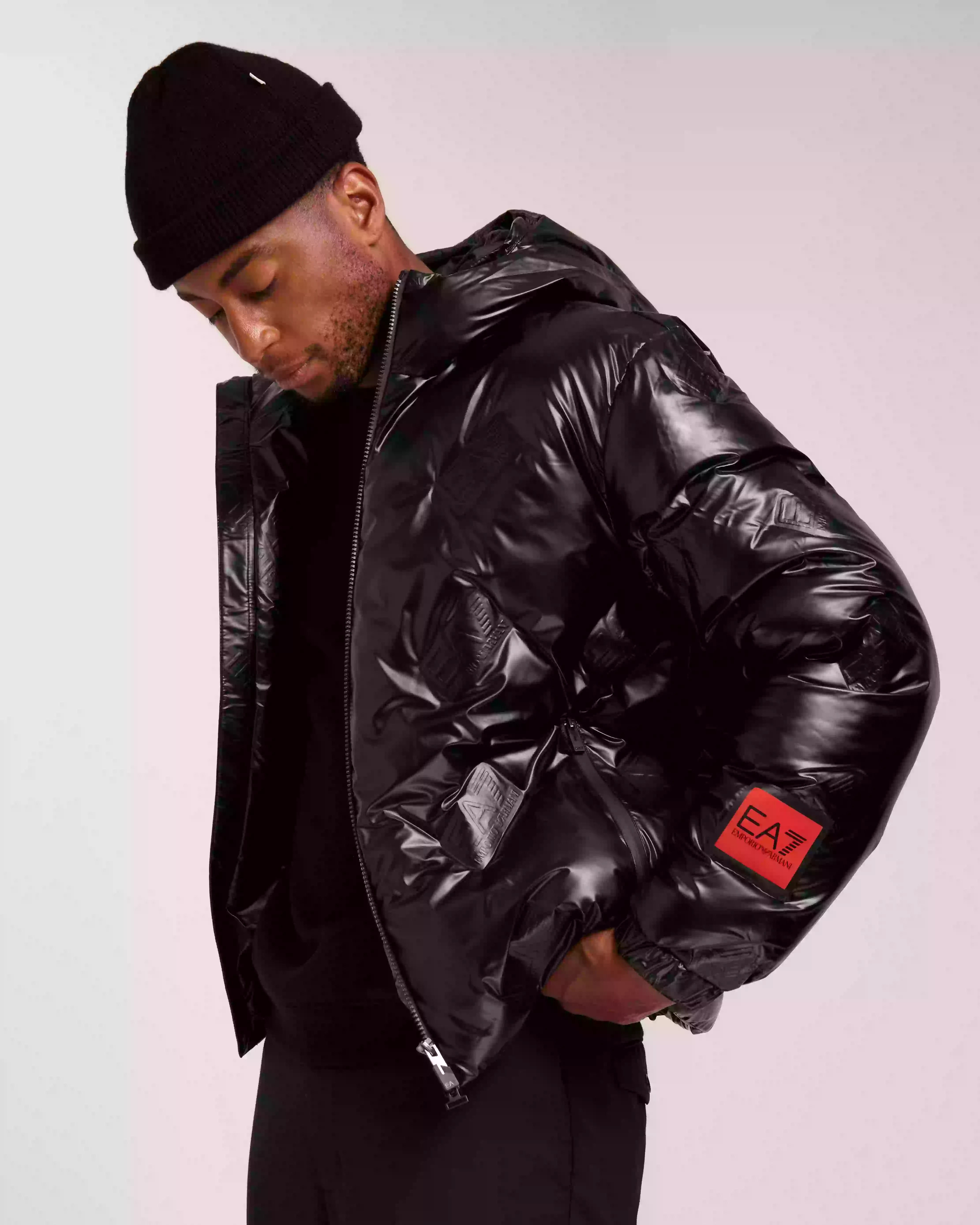 EA7 Emporio Armani Giubbotto Puffer jackets Black