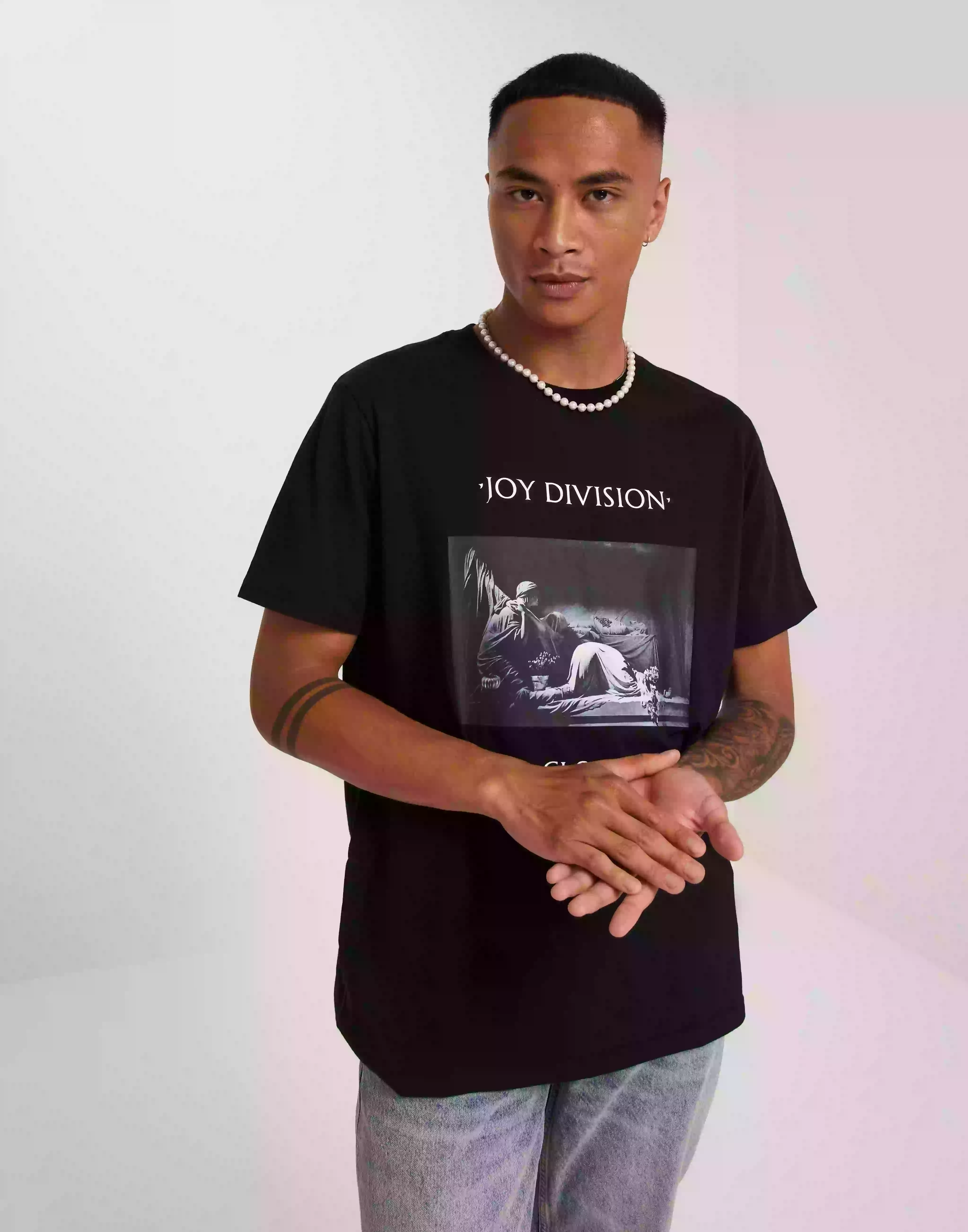 Neuw Joy Division Closer Band Tee T-shirts med tryck Black