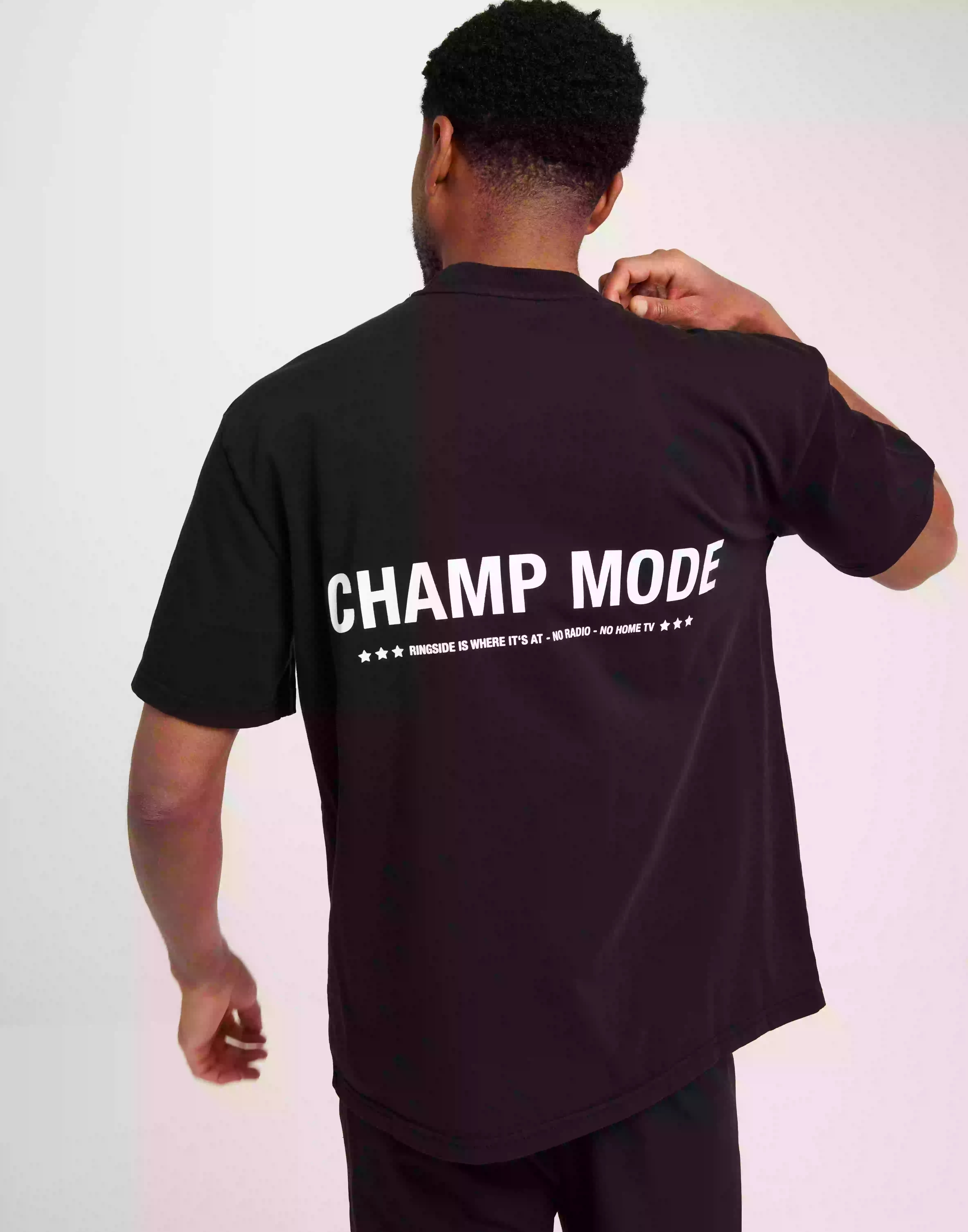 Pegador Dike Oversized Tee T-shirts med tryck Black
