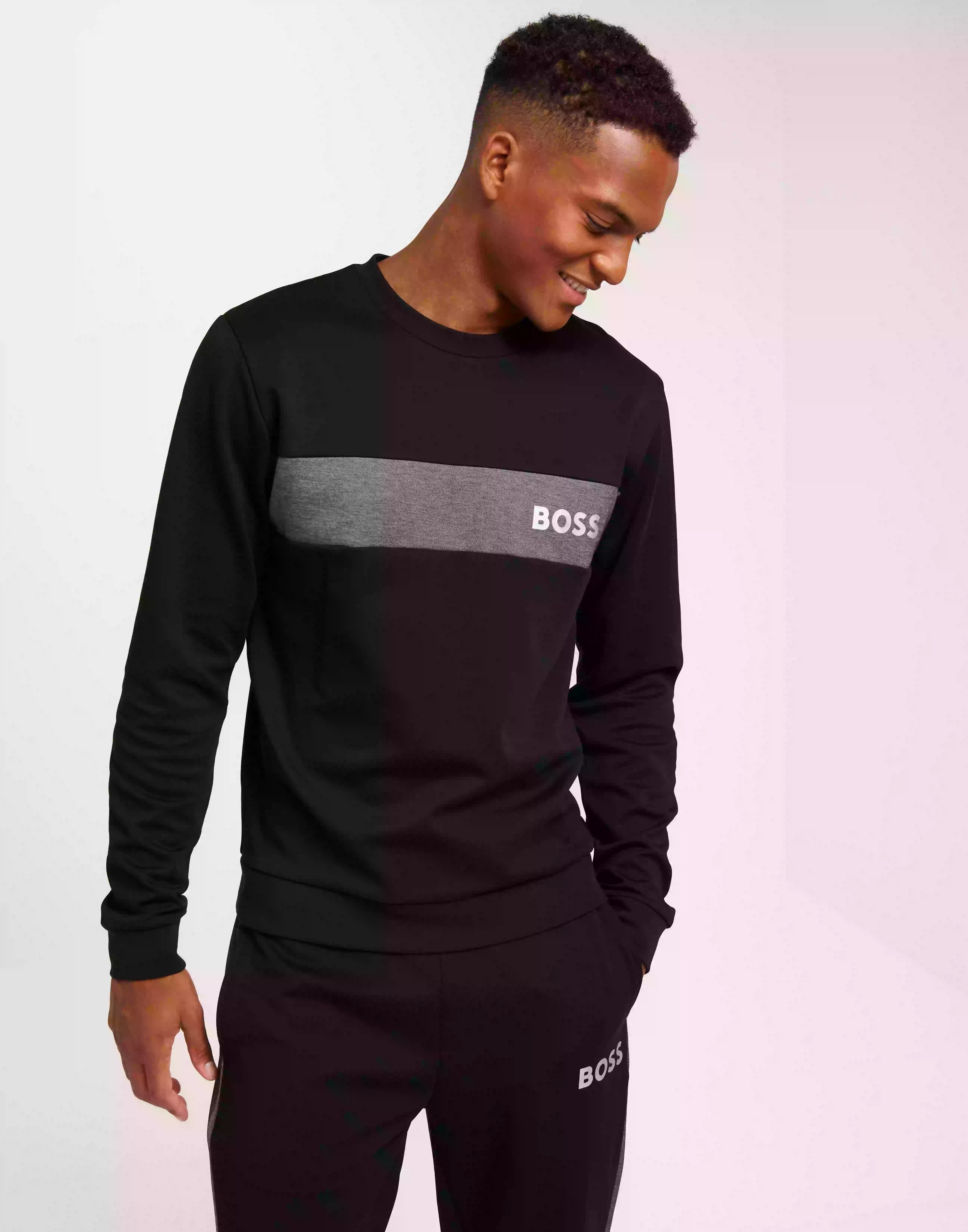 BOSS Tracksuit Sweatshirt 10166548 23 Sweatshirts Black