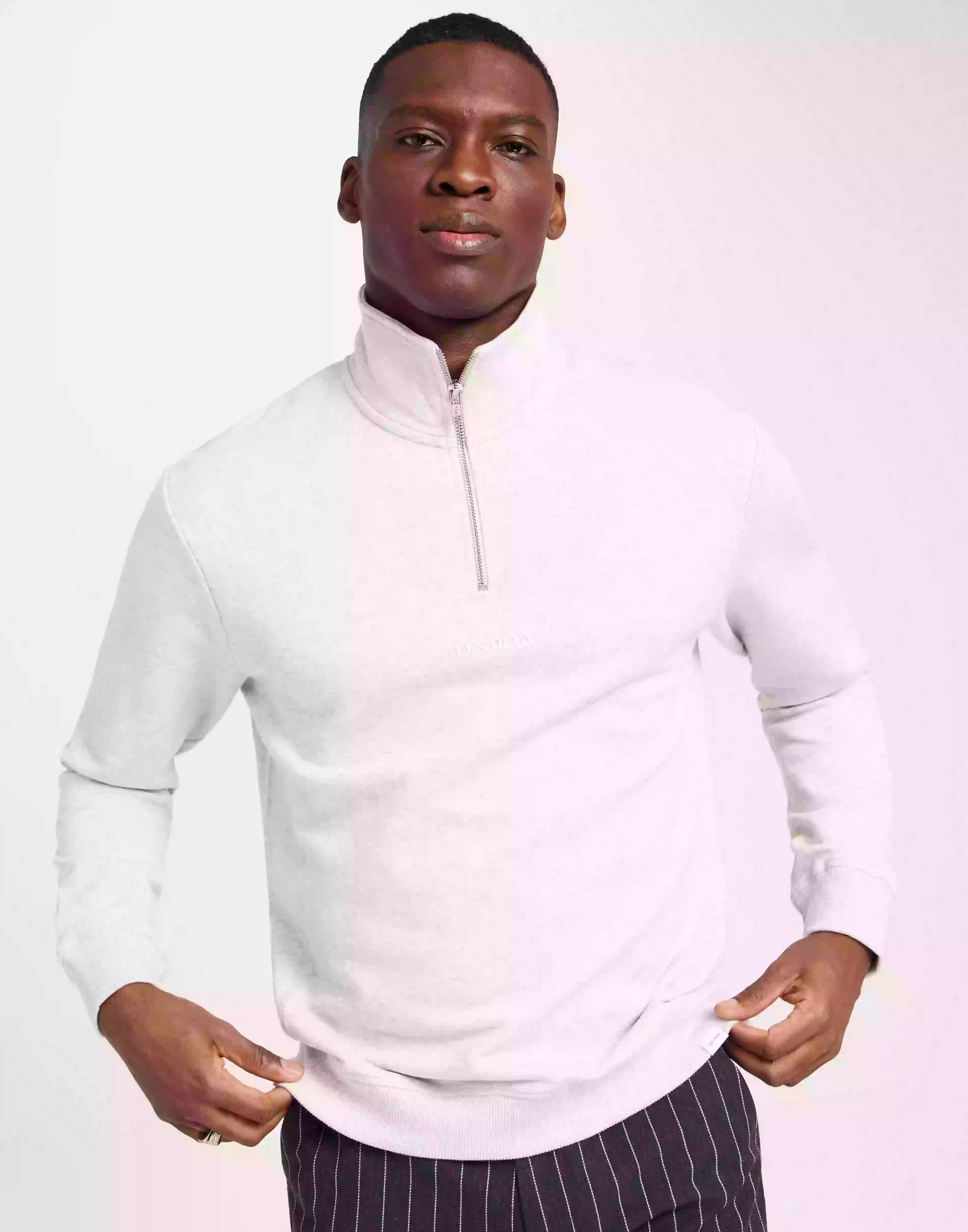 Les Deux Lens Half-zip Sweatshirt Half zip Snow
