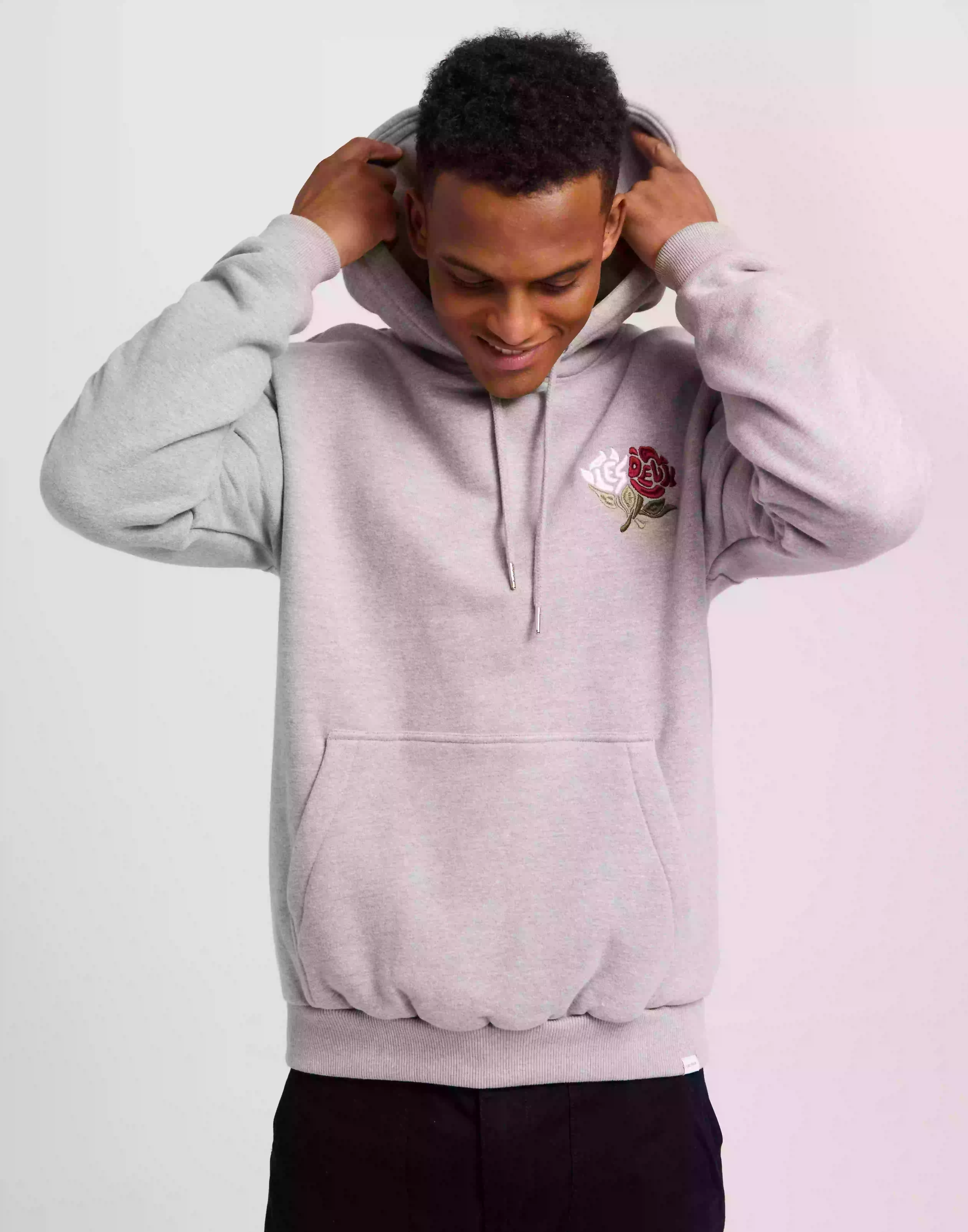 Les Deux Felipe Hoodie Hoodies Light Grey Melange