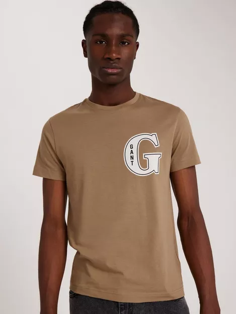 Buy Gant G GRAPHIC T-SHIRT Khaki NLYMAN - 