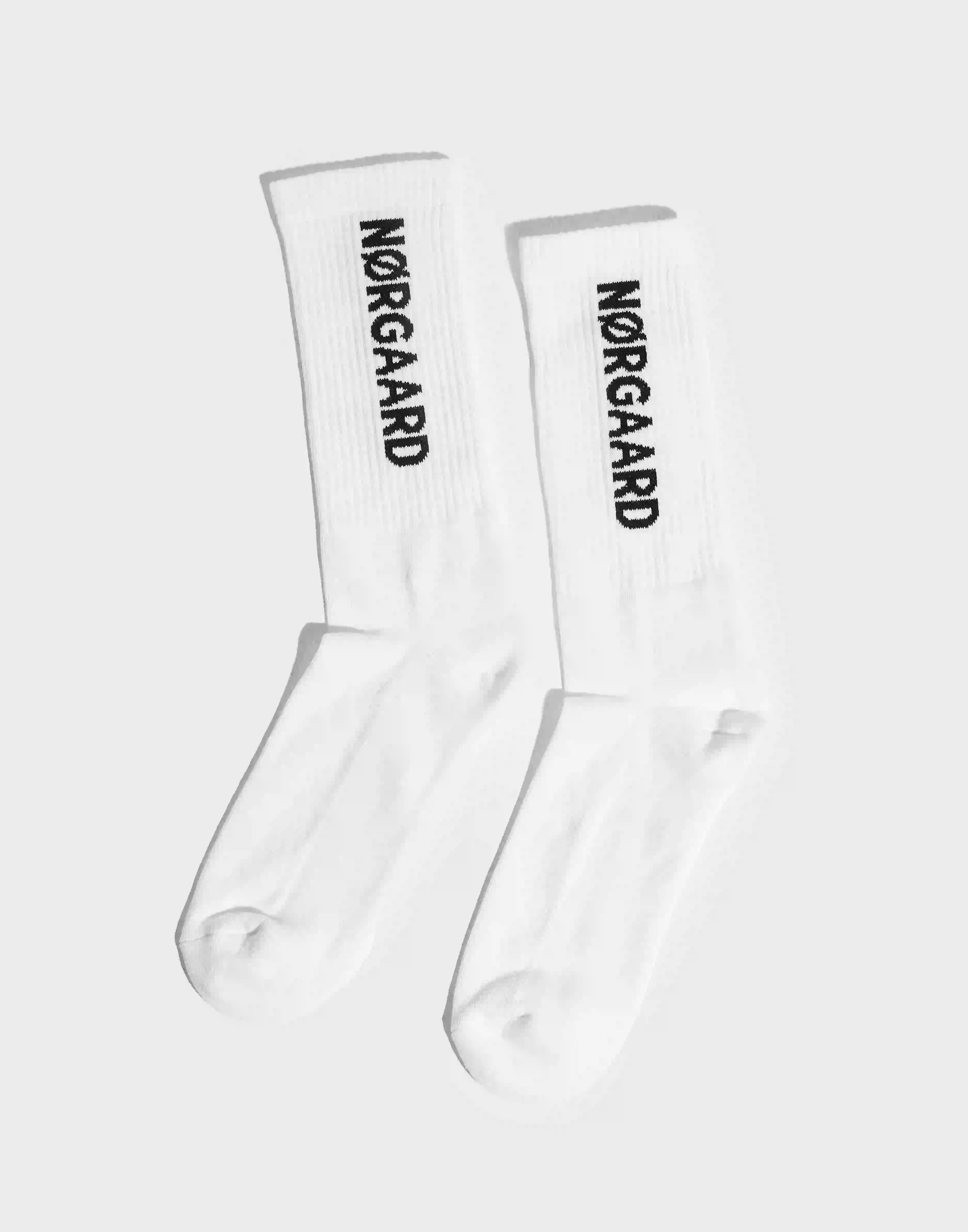 Mads Nørgaard Cotton Tennis MN Classic Sock Sokker White