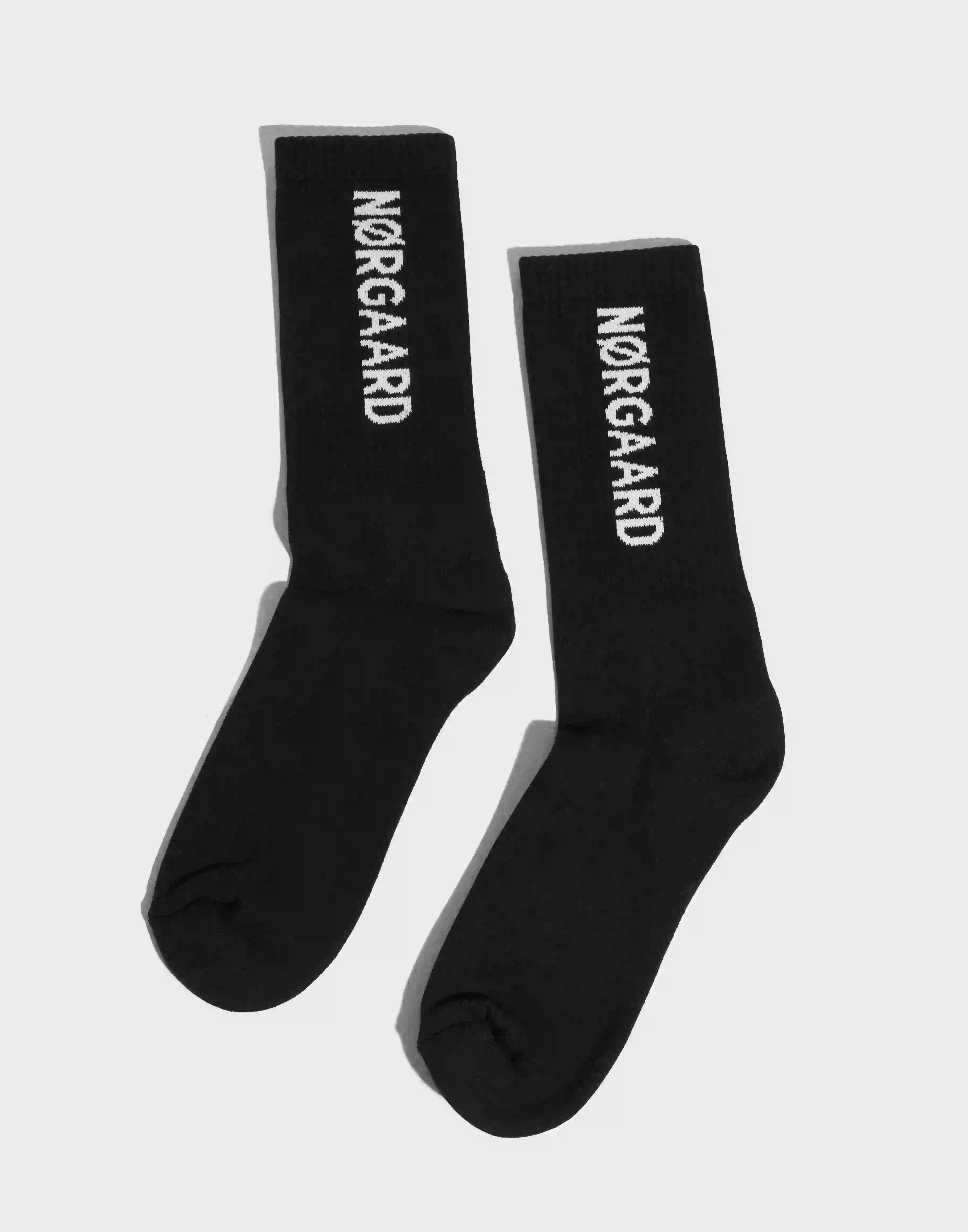 Mads Nørgaard Cotton Tennis MN Classic Sock Sokker Black