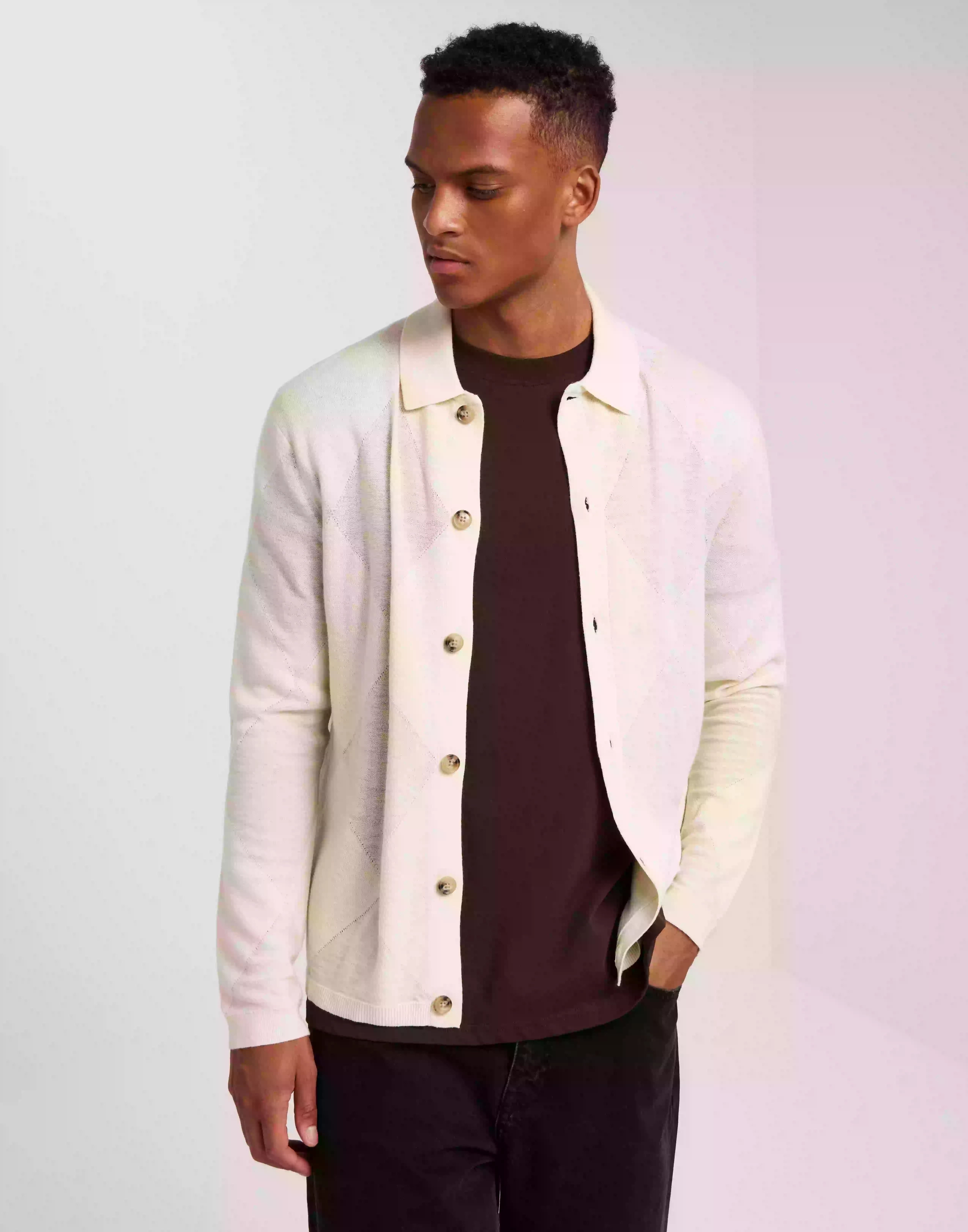 Tiger of Sweden Rhetts Striktrøjer Winter White